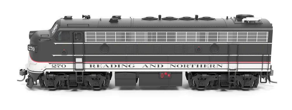 Broadway Limited 9706 HO Scale EMD F9A Diesel Locomotive, Modern Excursion Appearance Reading and Northern #270 Paragon4 Sound/DC/DCC