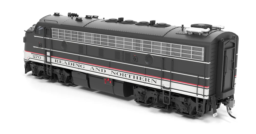 Broadway Limited 9706 HO Scale EMD F9A Diesel Locomotive, Modern Excursion Appearance Reading and Northern #270 Paragon4 Sound/DC/DCC