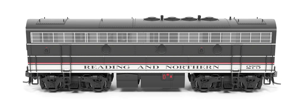 Broadway Limited 9707 HO Scale EMD F7B Diesel Locomotive, Modern Excursion Apperance Reading and Northern #275B Paragon4 Sound/DC/DCC