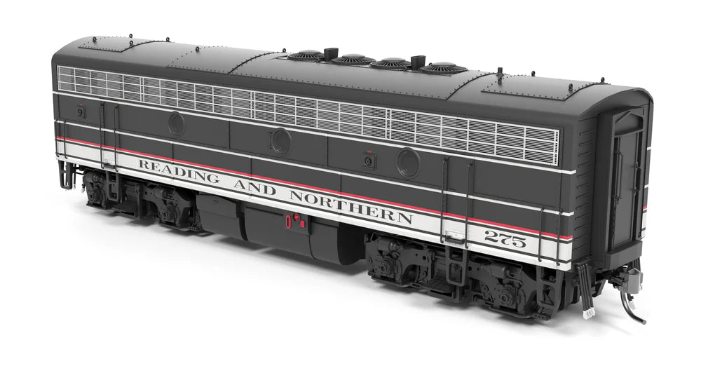Broadway Limited 9707 HO Scale EMD F7B Diesel Locomotive, Modern Excursion Apperance Reading and Northern #275B Paragon4 Sound/DC/DCC
