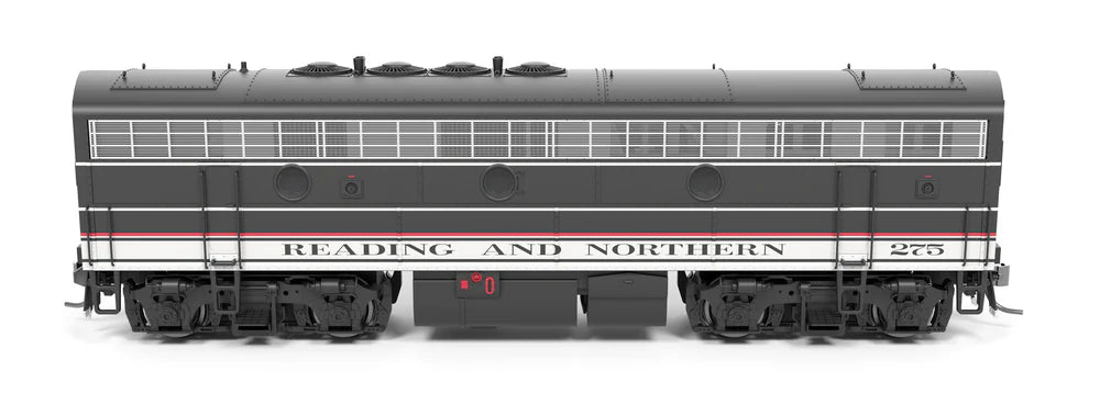 Broadway Limited 9707 HO Scale EMD F7B Diesel Locomotive, Modern Excursion Apperance Reading and Northern #275B Paragon4 Sound/DC/DCC