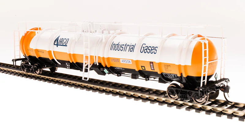 Broadway Limited 6150 HO Scale, Cryogenic Tank Car, AirCo UTLX #80012 & 80013, 2 Pack