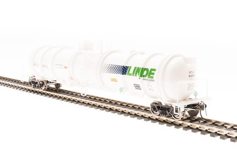 Broadway Limited 6104 HO Scale, Cryogenic Tank Car, Linde UTLX #80032 & 80035, 2 Pack