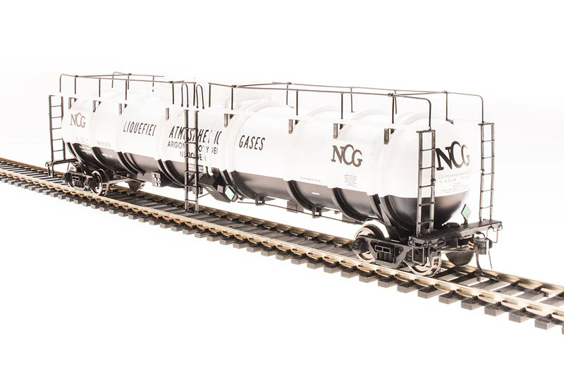 Broadway Limited 6106 HO Scale, Cryogenic Tank Car, NCG UTLX #80015 & 80016, 2 Pack