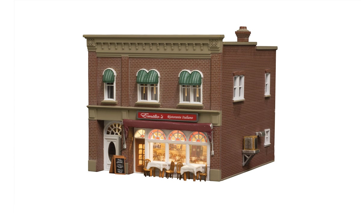 Woodland Scenics BR5055 HO Scale, Emilio's Italian Restaurant