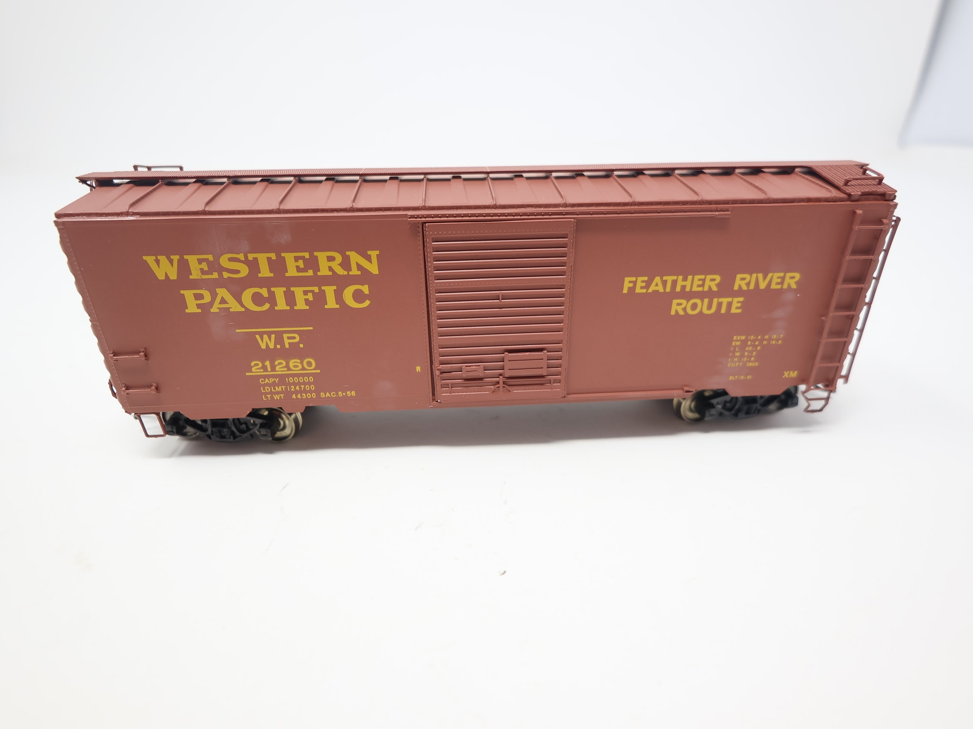 USED Intermountain 45476-03 HO Scale PS-1 40' Box Car Western Pacific WP #21260