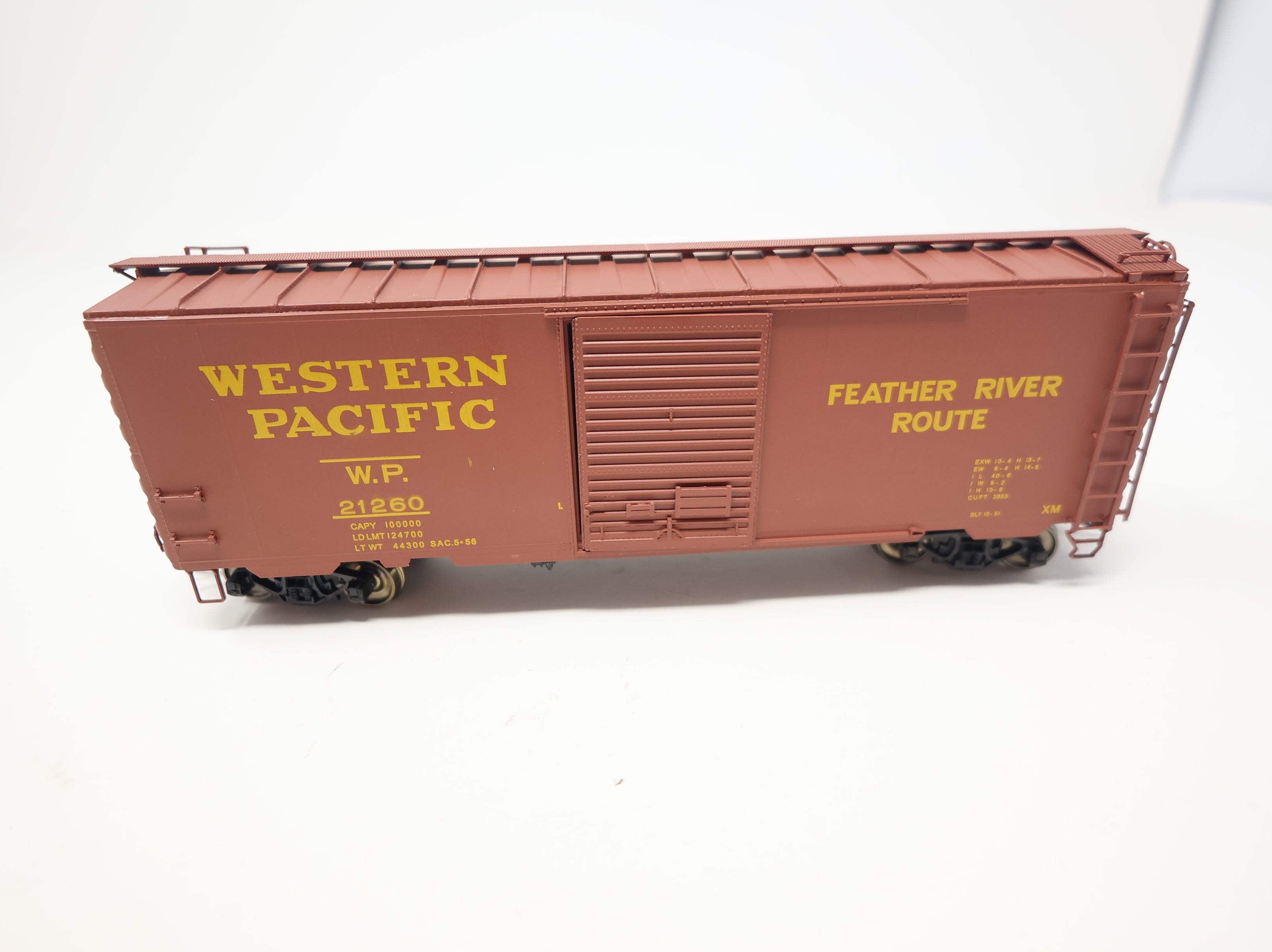 USED Intermountain 45476-03 HO Scale PS-1 40' Box Car Western Pacific WP #21260