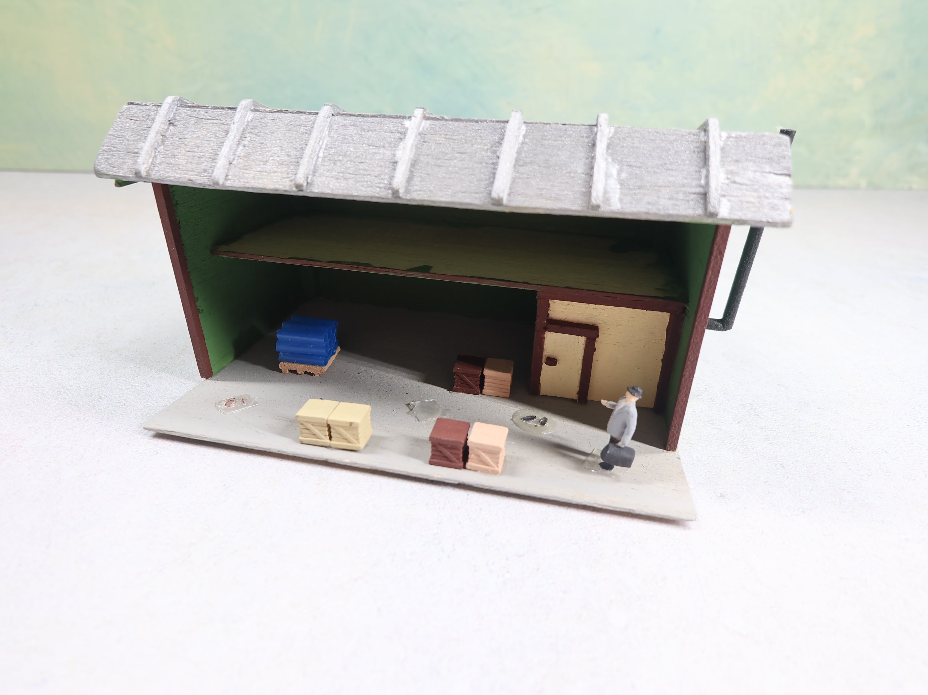 USED HO Scale Scratch Built Loading Dock Area