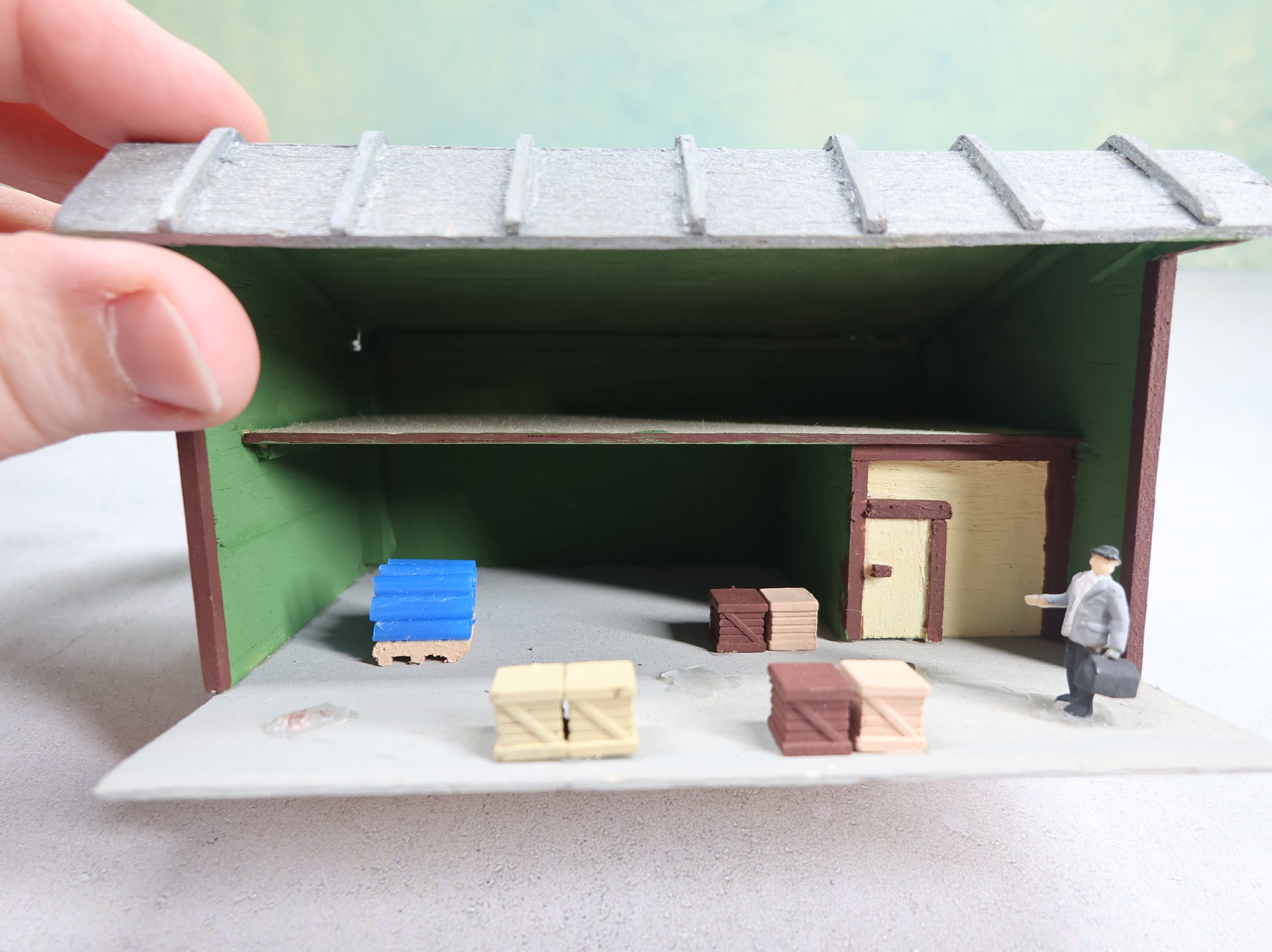 USED HO Scale Scratch Built Loading Dock Area