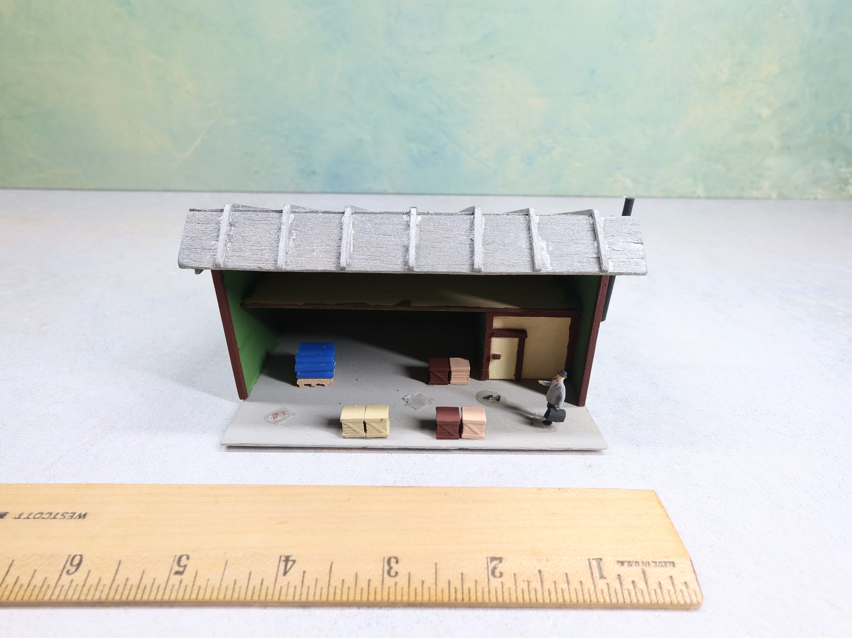 USED HO Scale Scratch Built Loading Dock Area