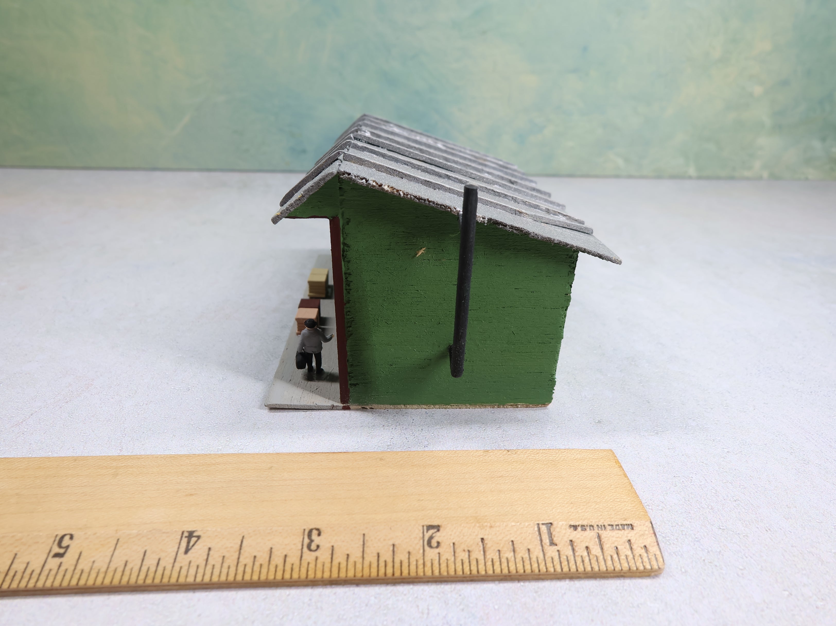 USED HO Scale Scratch Built Loading Dock Area