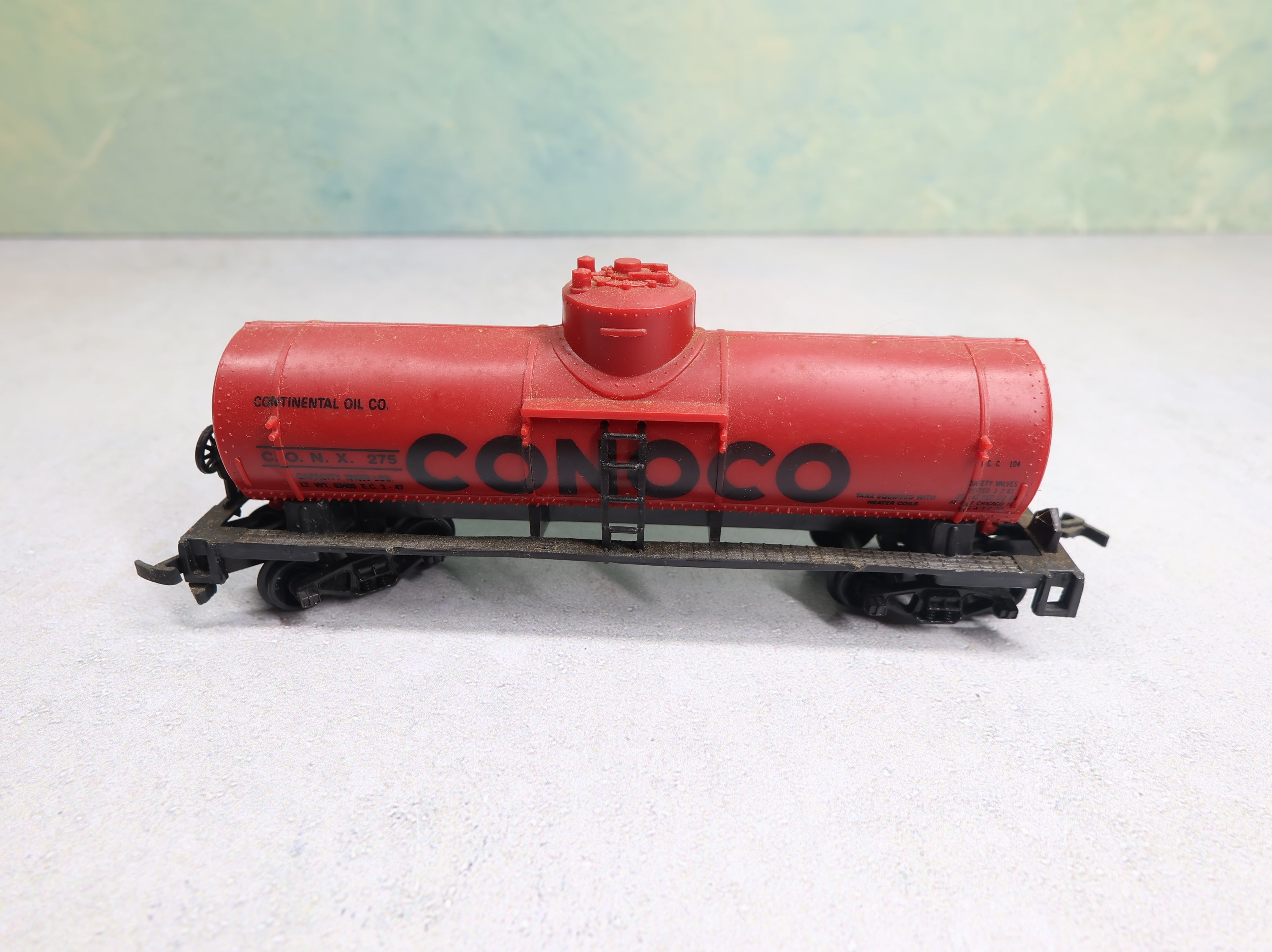 USED Life-Like HO Scale Single Dome Tank Car Conoco CONX #275