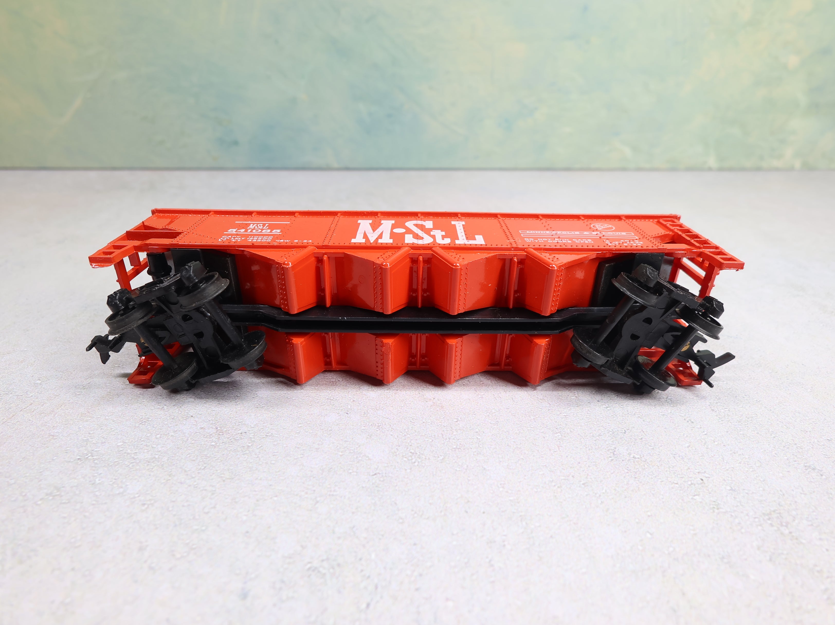 USED Bachmann HO Scale Quad Hopper Minneapolis & St Louis M&StL #541085