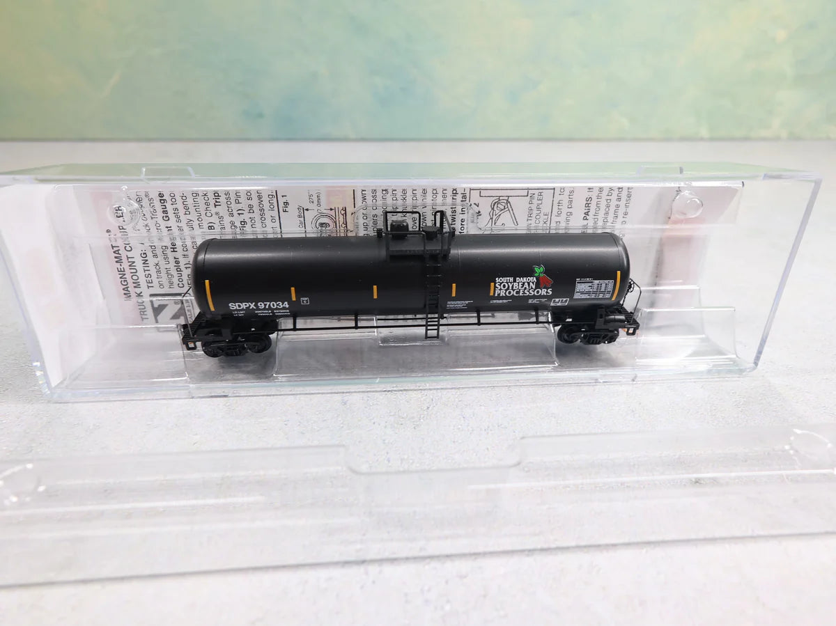 USED Micro-Trains 11000340 N Scale 56' Tank Car South Dakota Soybean Processors SDPX #97034