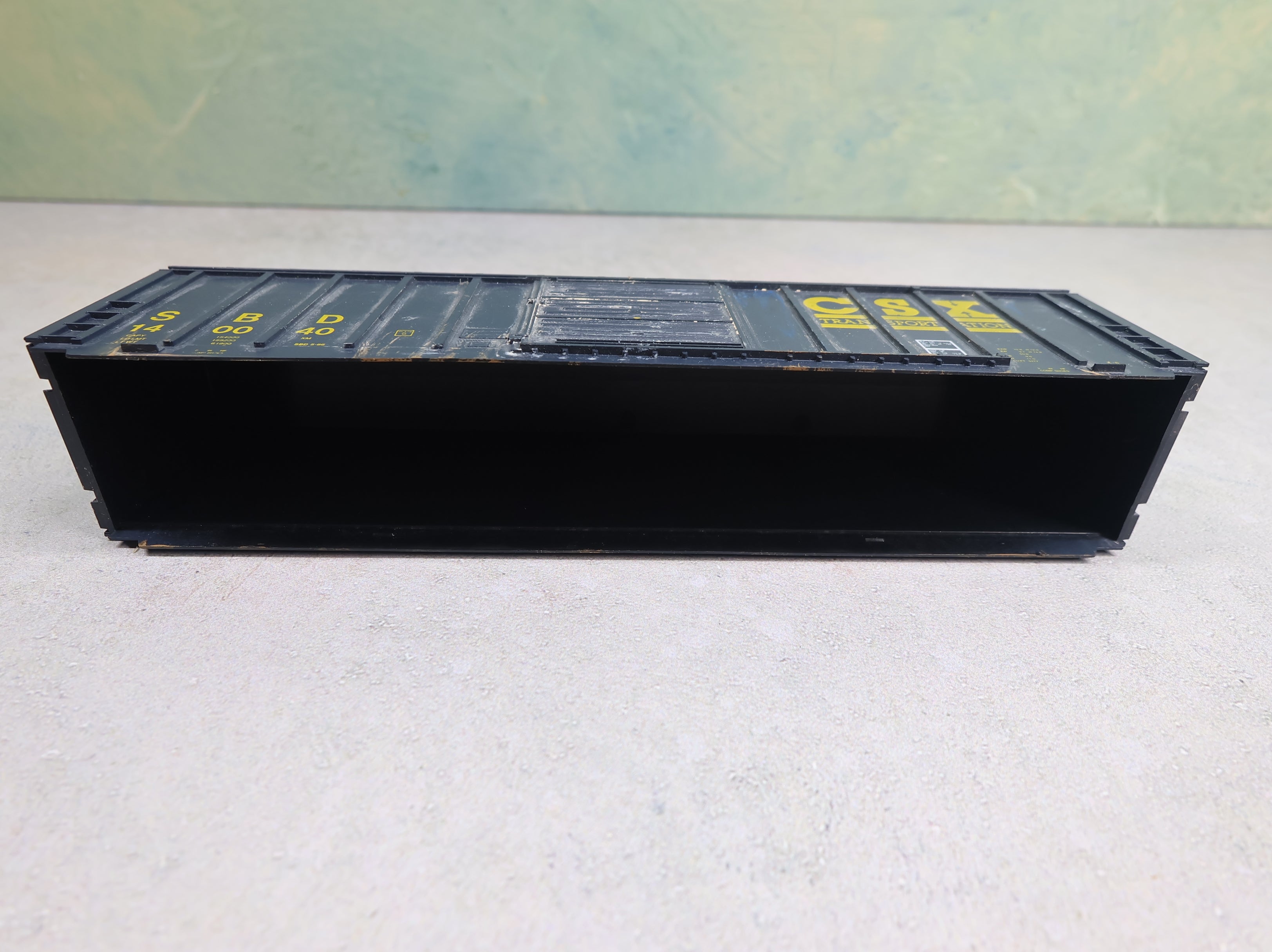 USED Roundhouse 1915 HO Scale 50' Box Car CSX SBD #140040 Weathered