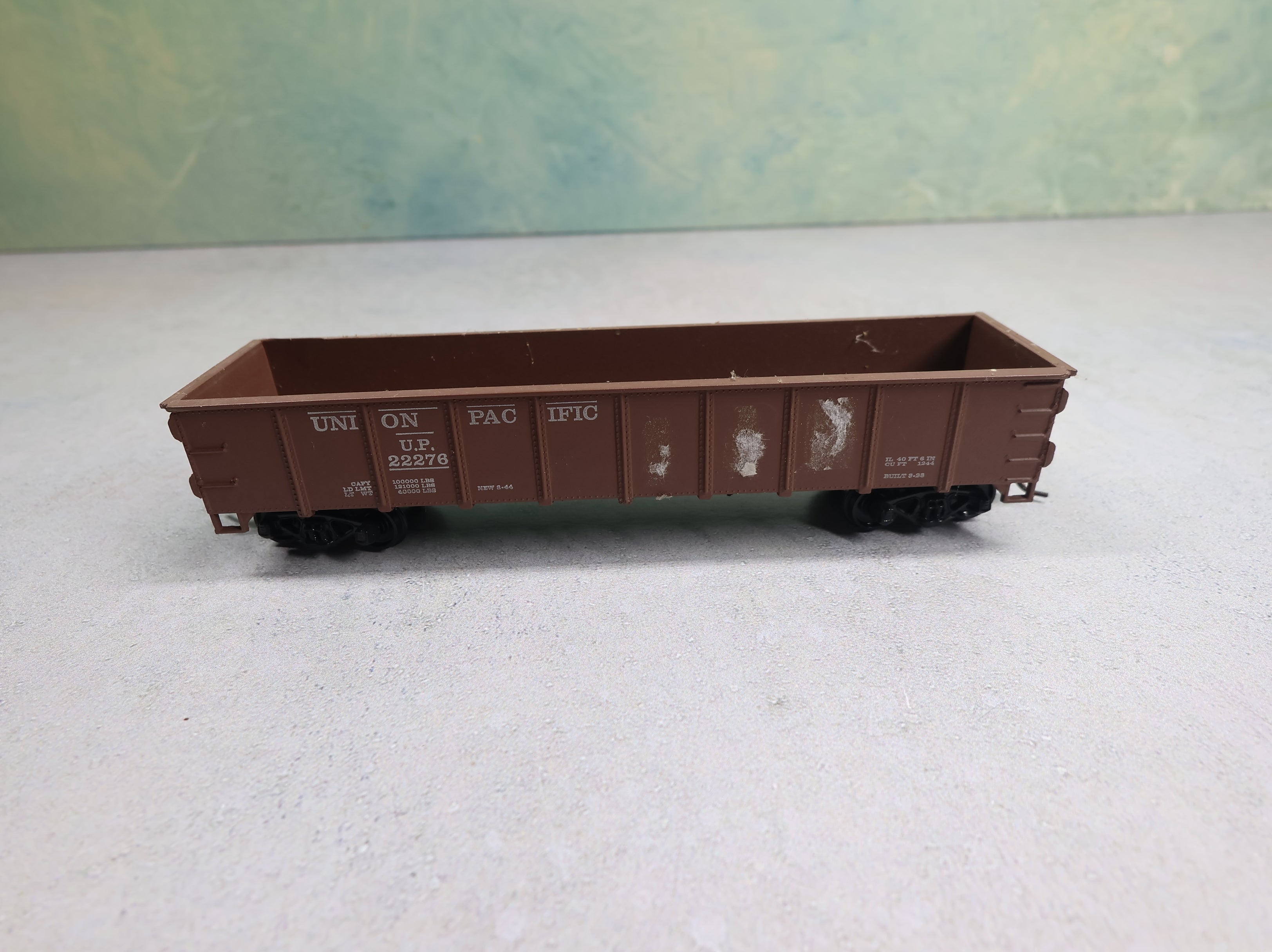USED Roundhouse HO Scale 40' Gondola Union Pacific UP #22276