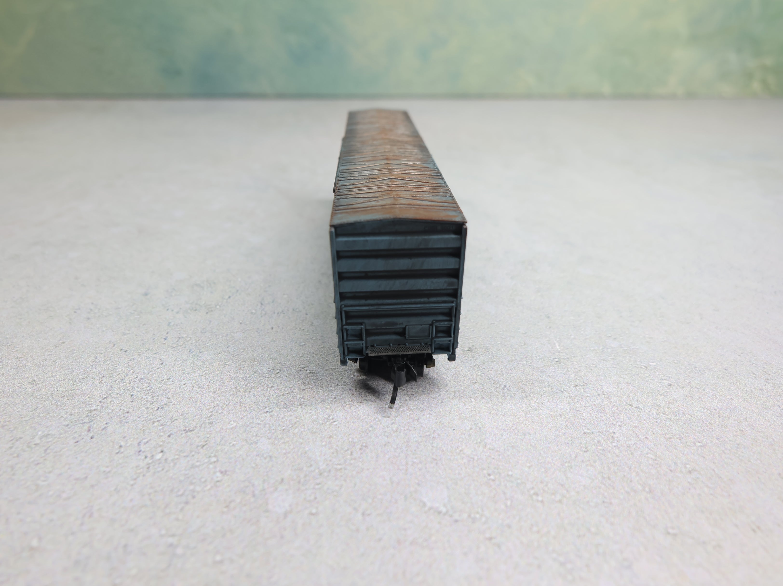 USED Fox Valley Models 80105 N Scale FMC 5347 Box Car Chattahoochee Industrial CIRR #90015 Weathered