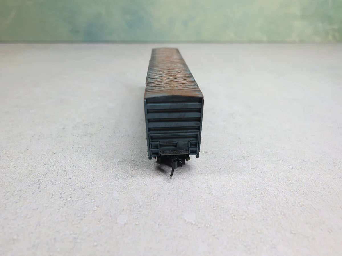 USED Fox Valley Models 80105 N Scale FMC 5347 Box Car Chattahoochee Industrial Railroad CIRR #90015 Weathered