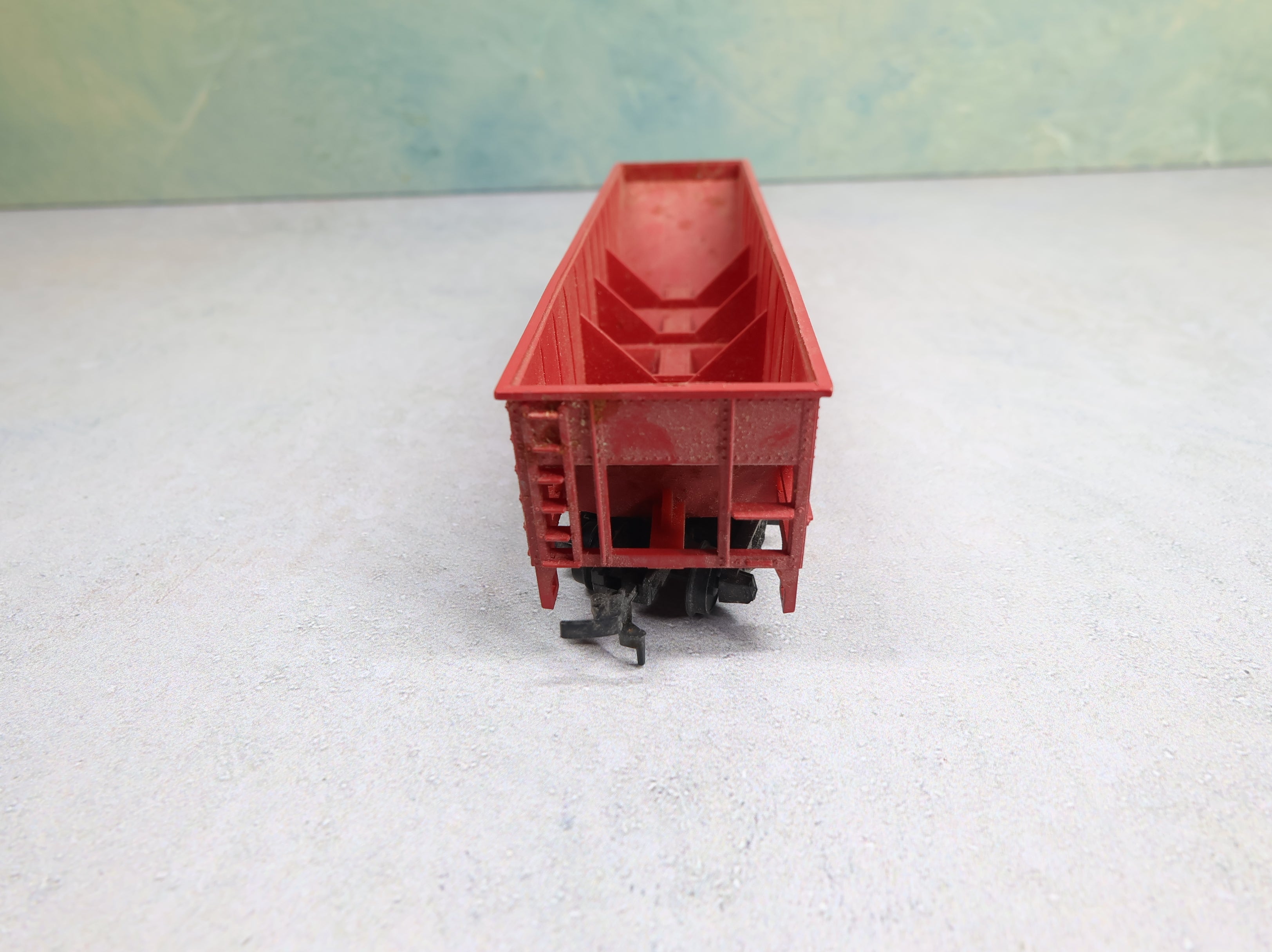 USED Tyco HO Scale Quad Hopper Burlington CB&Q #300747