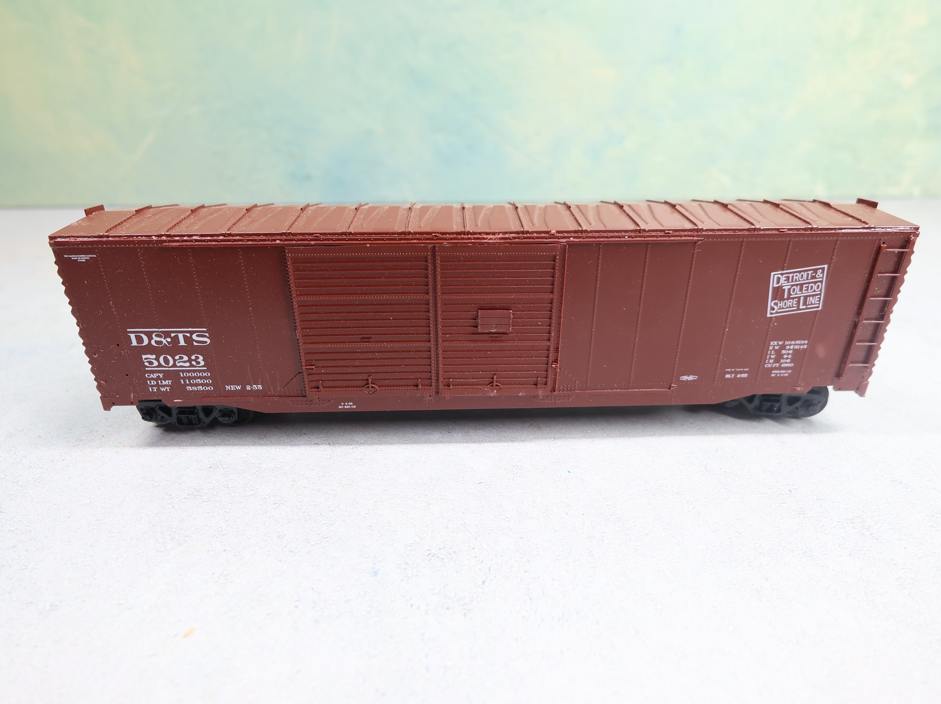 USED HO Scale 50' DD Box Car Detroit and Toledo Shore Line D&TS #5023