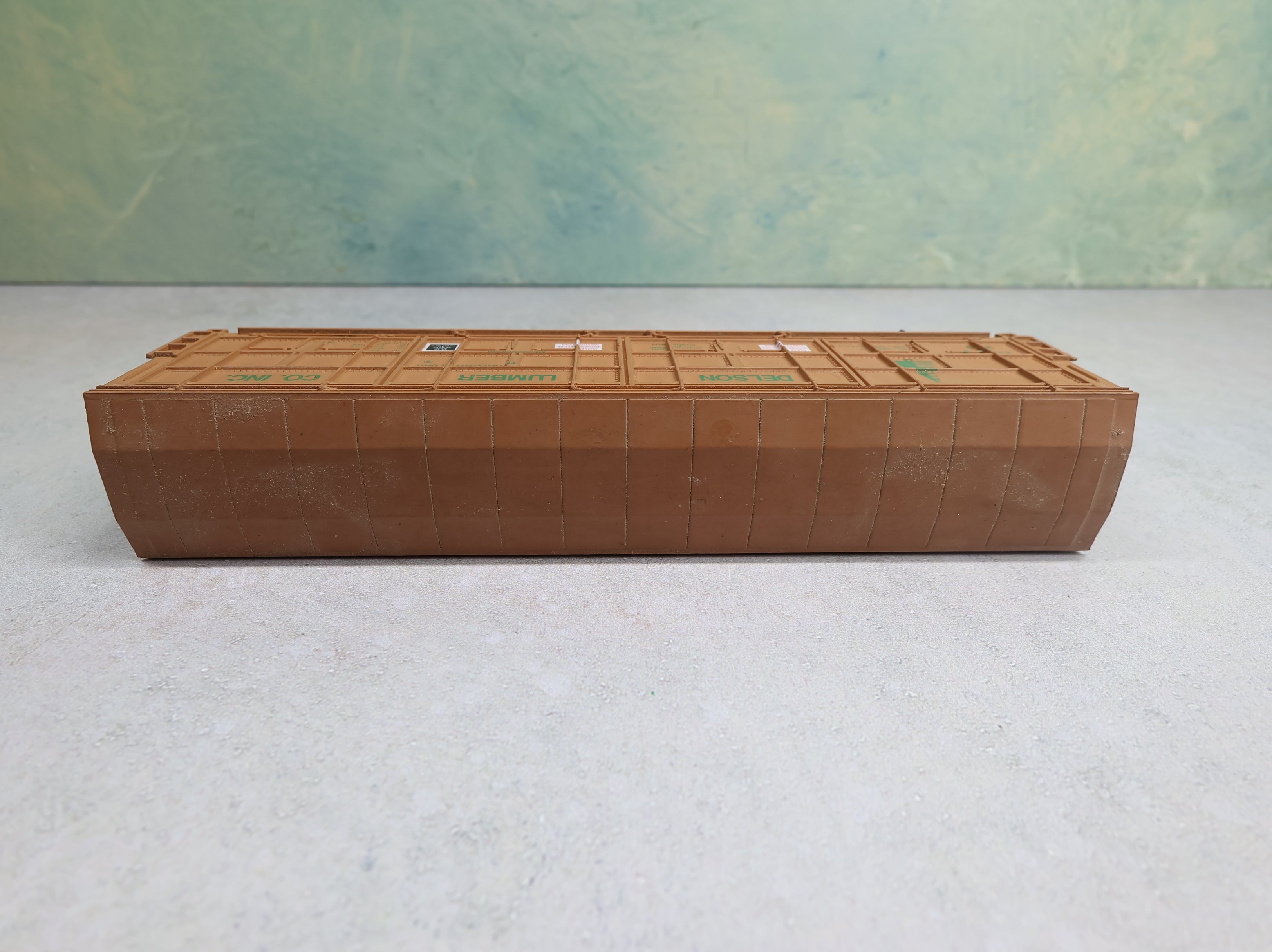 USED Life-Like HO Scale 54' Thrall Door Box Car Delson Lumber Co HTCX #329