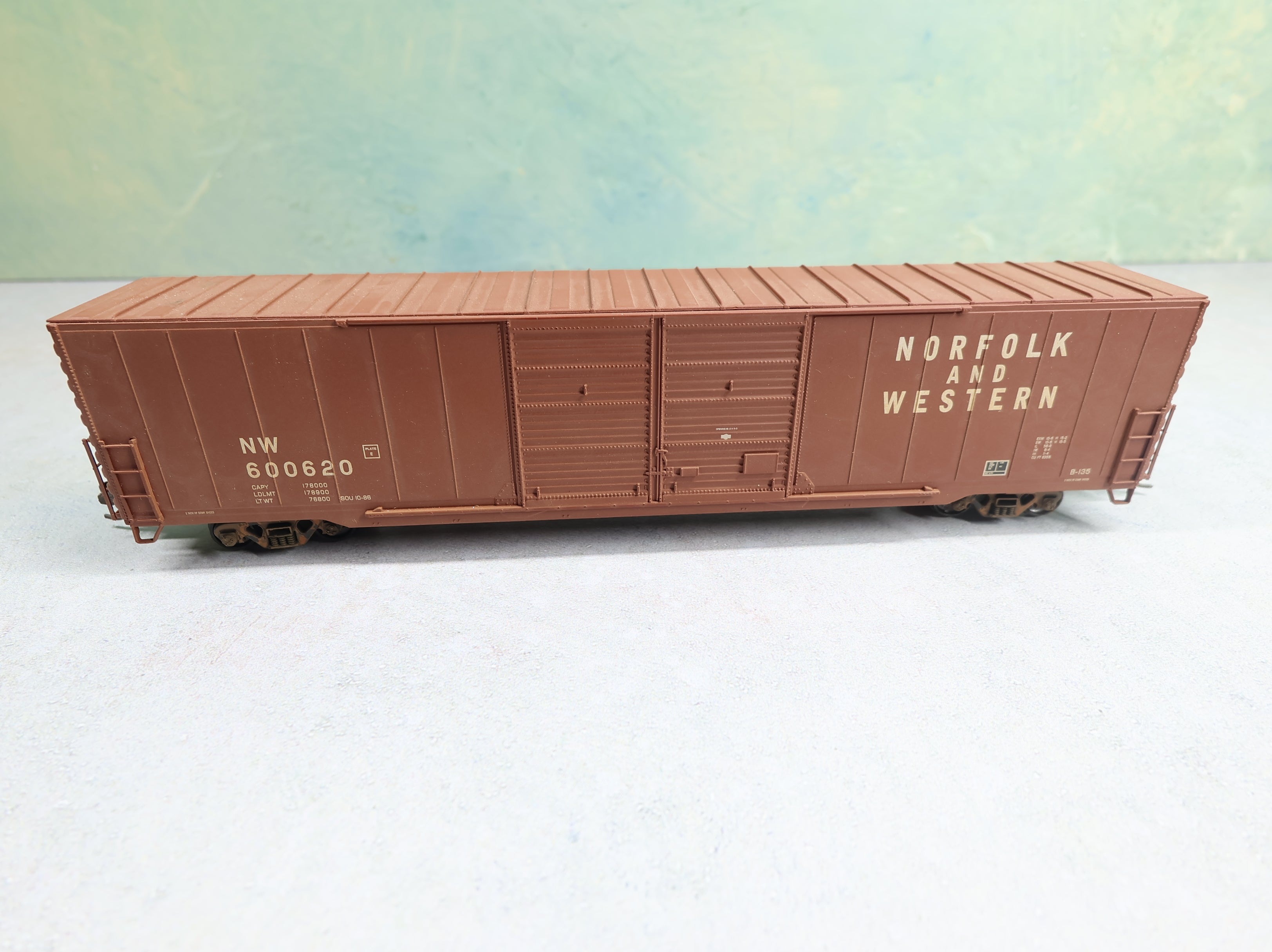 USED Walthers HO Scale 60' DD Box Car Norfolk & Western NW #600620