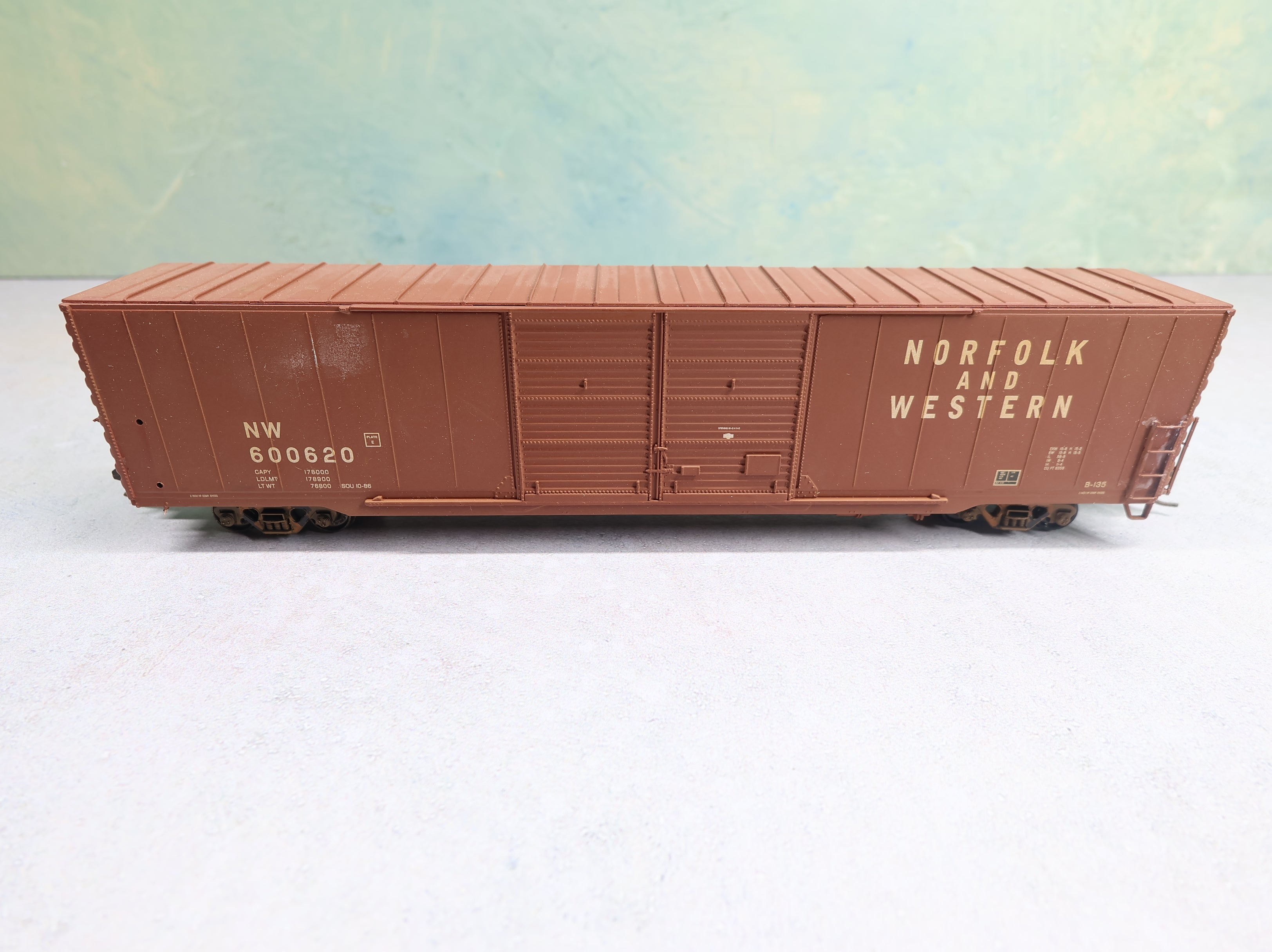 USED Walthers HO Scale 60' DD Box Car Norfolk & Western NW #600620