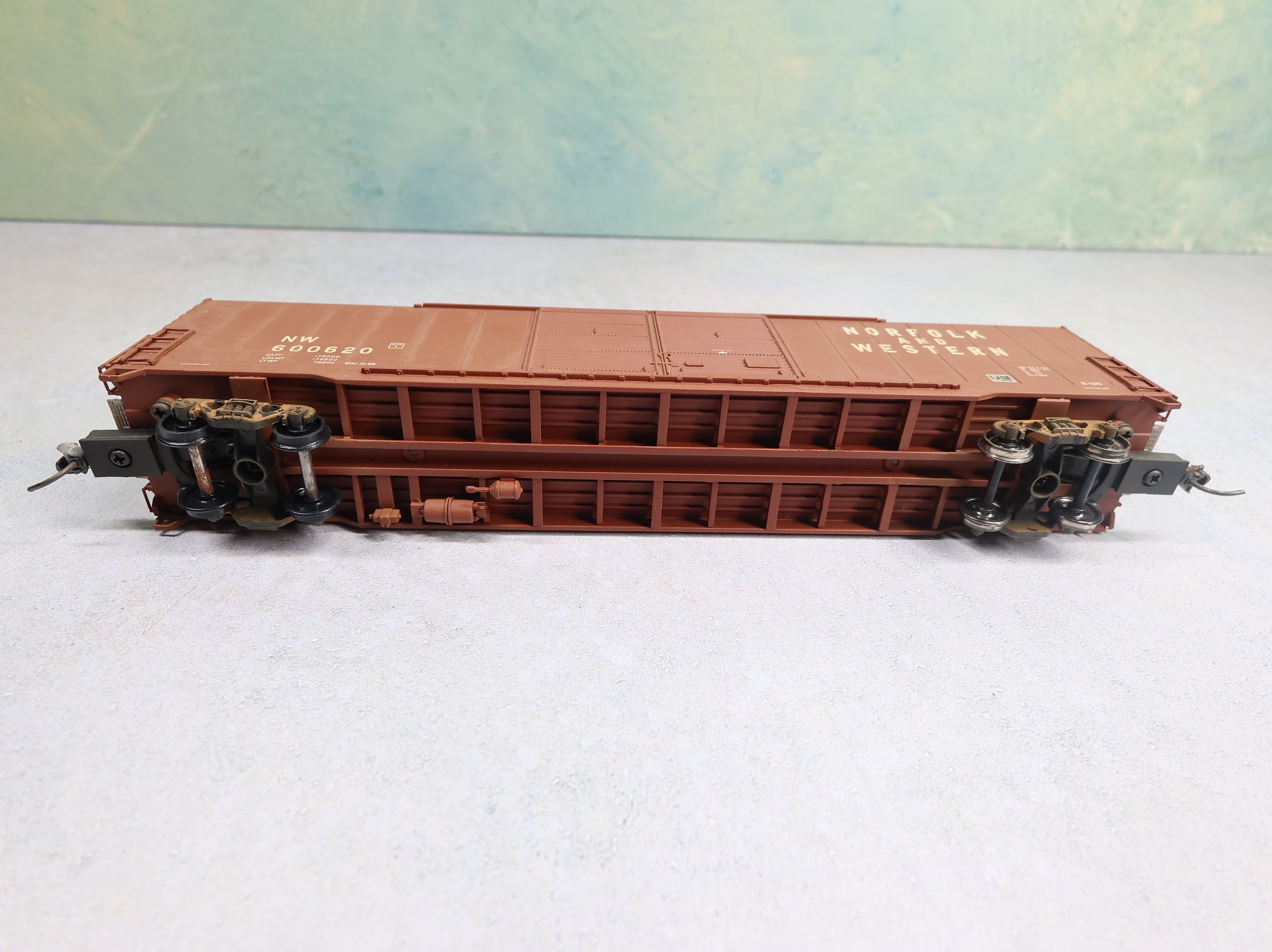 USED Walthers HO Scale 60' DD Box Car Norfolk & Western NW #600620