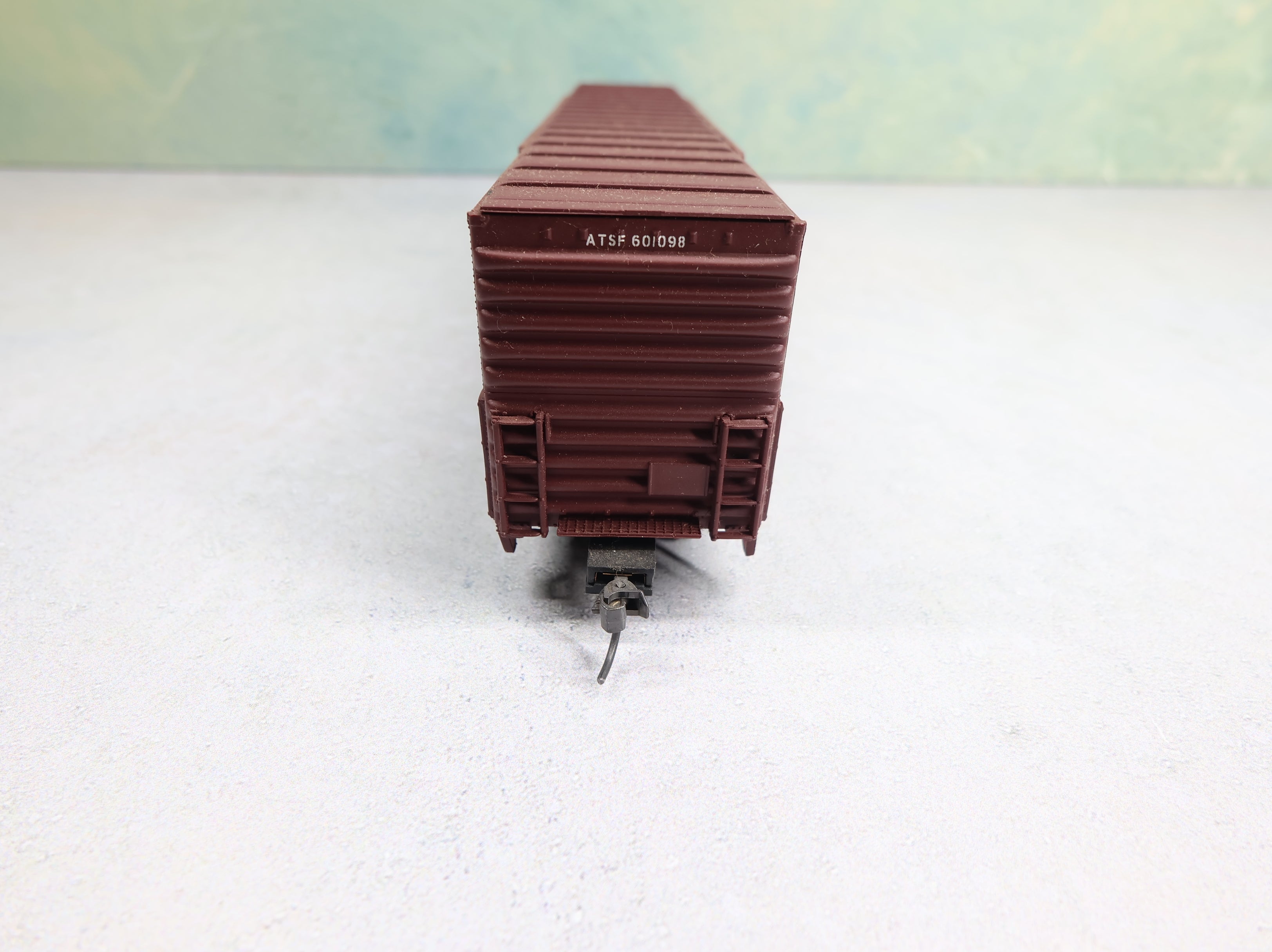 USED Walthers HO Scale 60' DD Box Car Santa Fe ATSF #601098