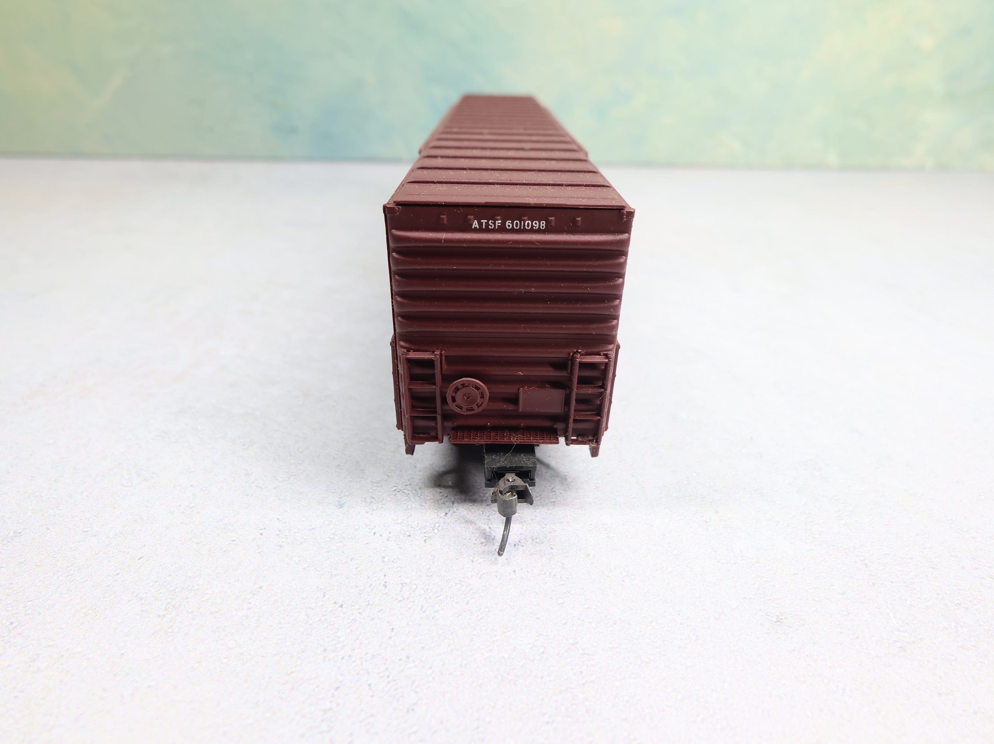 USED Walthers HO Scale 60' DD Box Car Santa Fe ATSF #601098