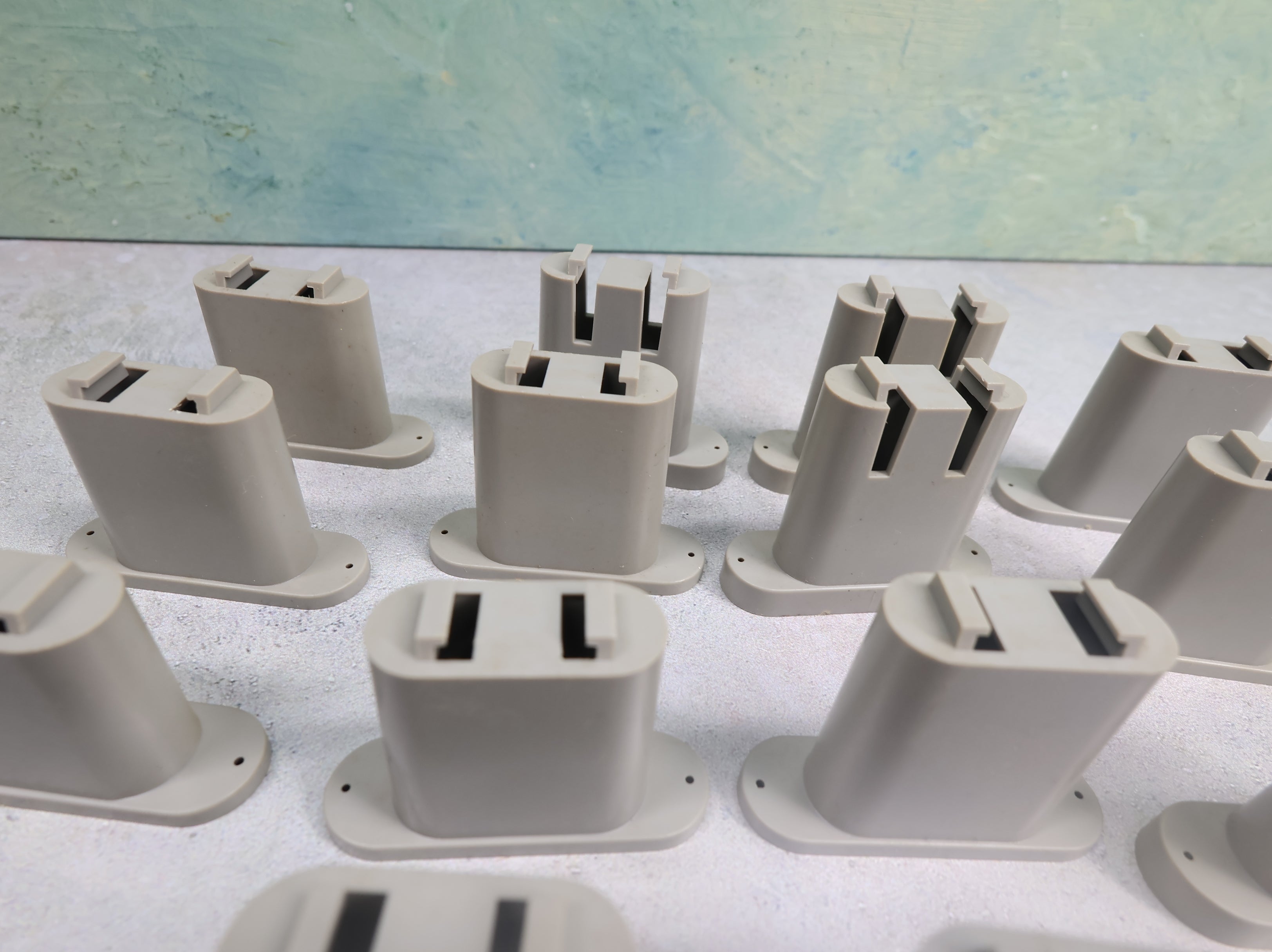 USED N Scale Pier Set