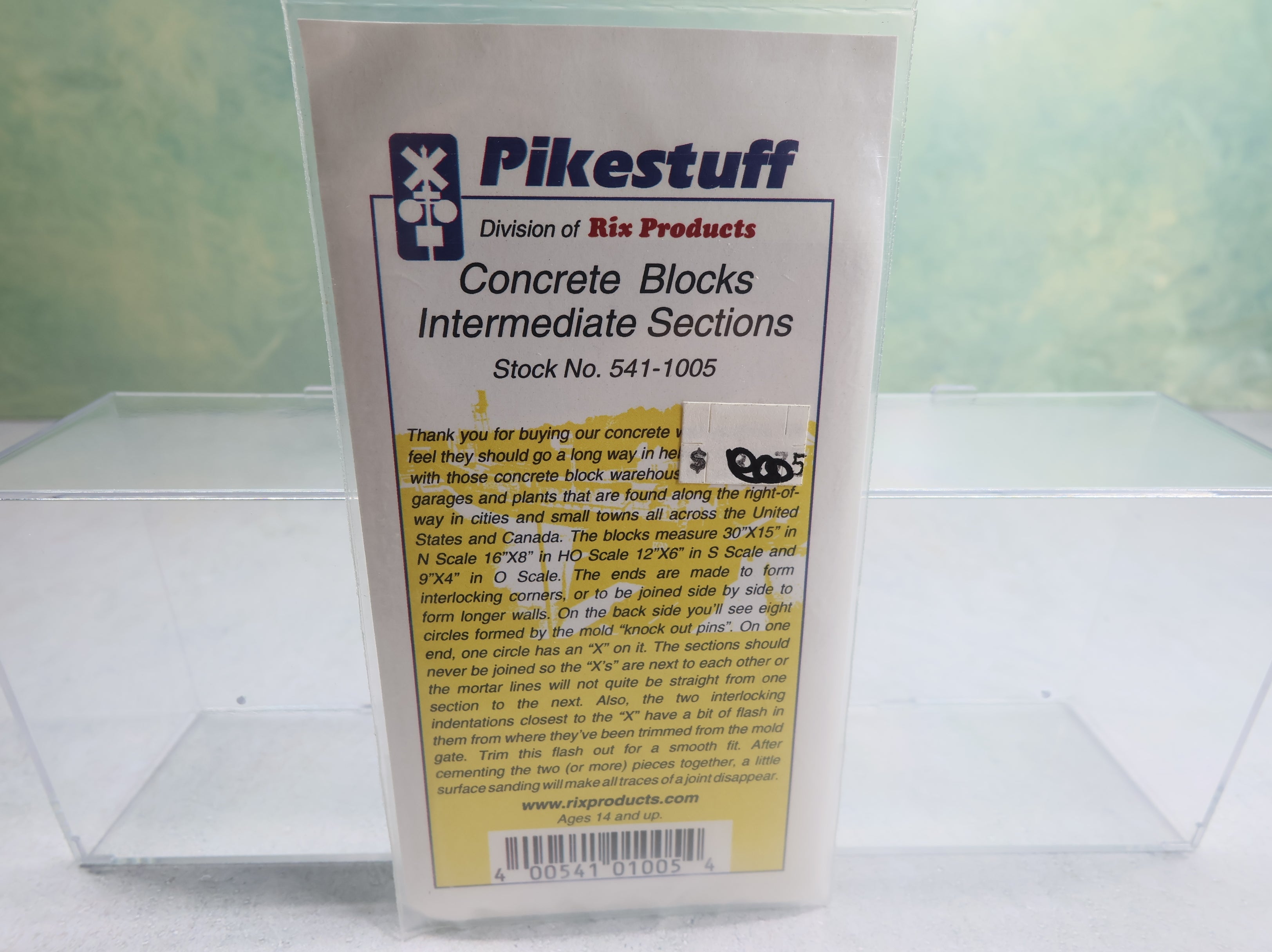 Pikestuff 541-1005 MULTI Scale Concrete Blocks Intermediate Sections (2 pcs)