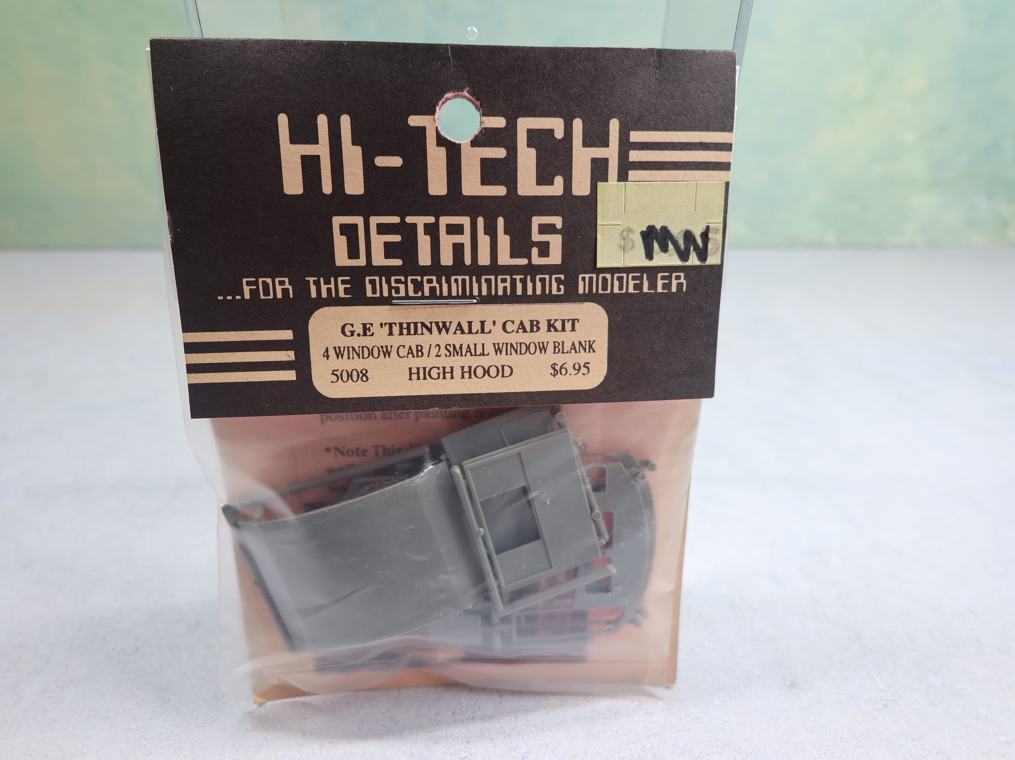 USED Hi-Tech Details 5008 HO Scale GE ThinWall Cab Detail Kit (4 window cab/2 small window blank) High Hood