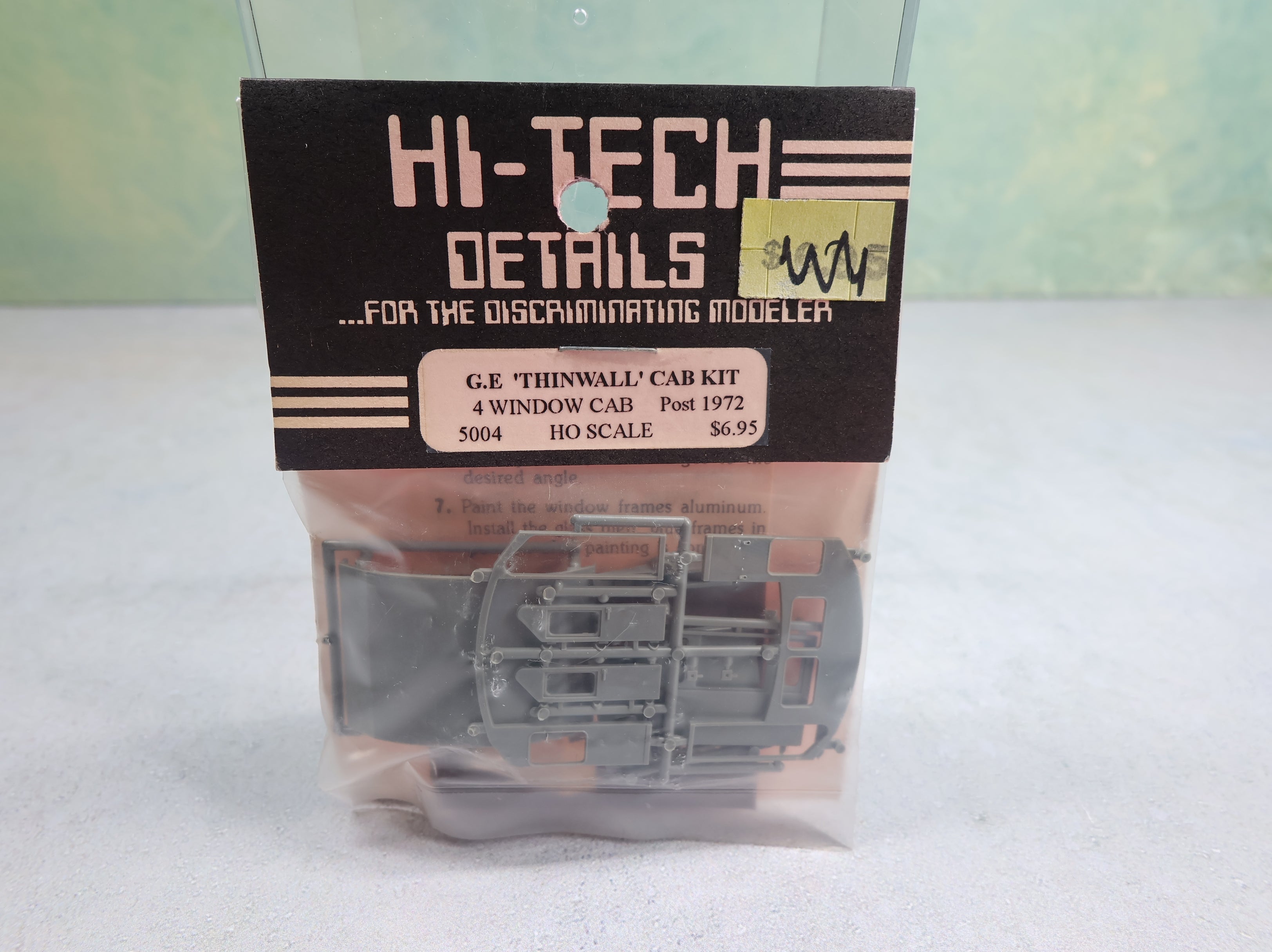 USED Hi-Tech Details 5004 HO Scale GE ThinWall Cab Detail Kit (4 window cab) Post 1972