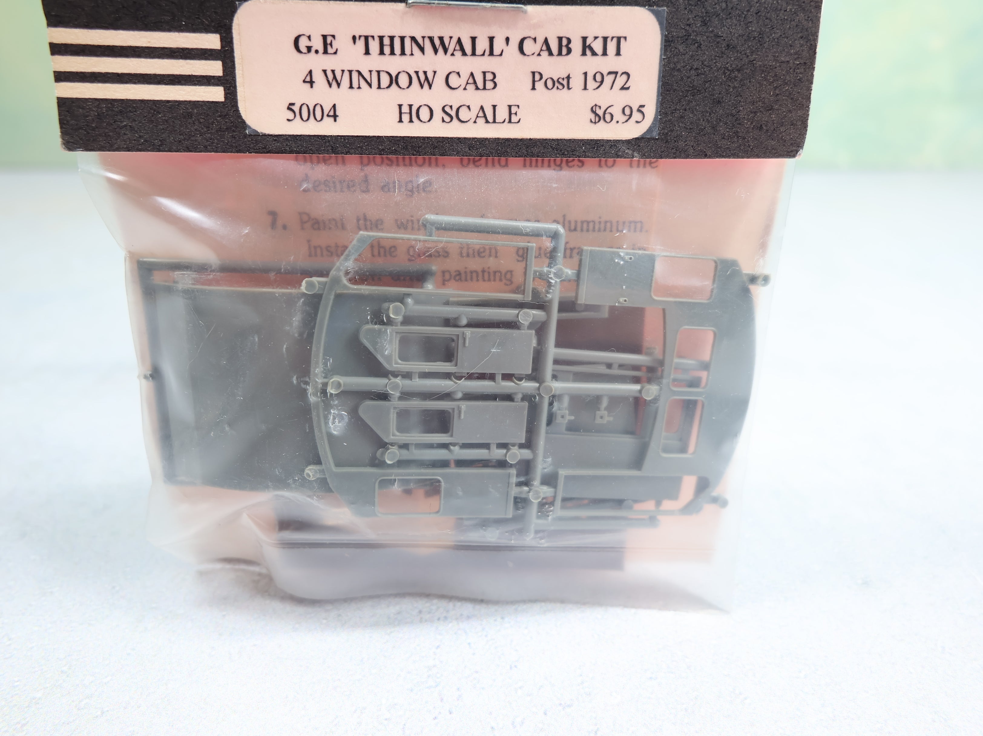 USED Hi-Tech Details 5004 HO Scale GE ThinWall Cab Detail Kit (4 window cab) Post 1972