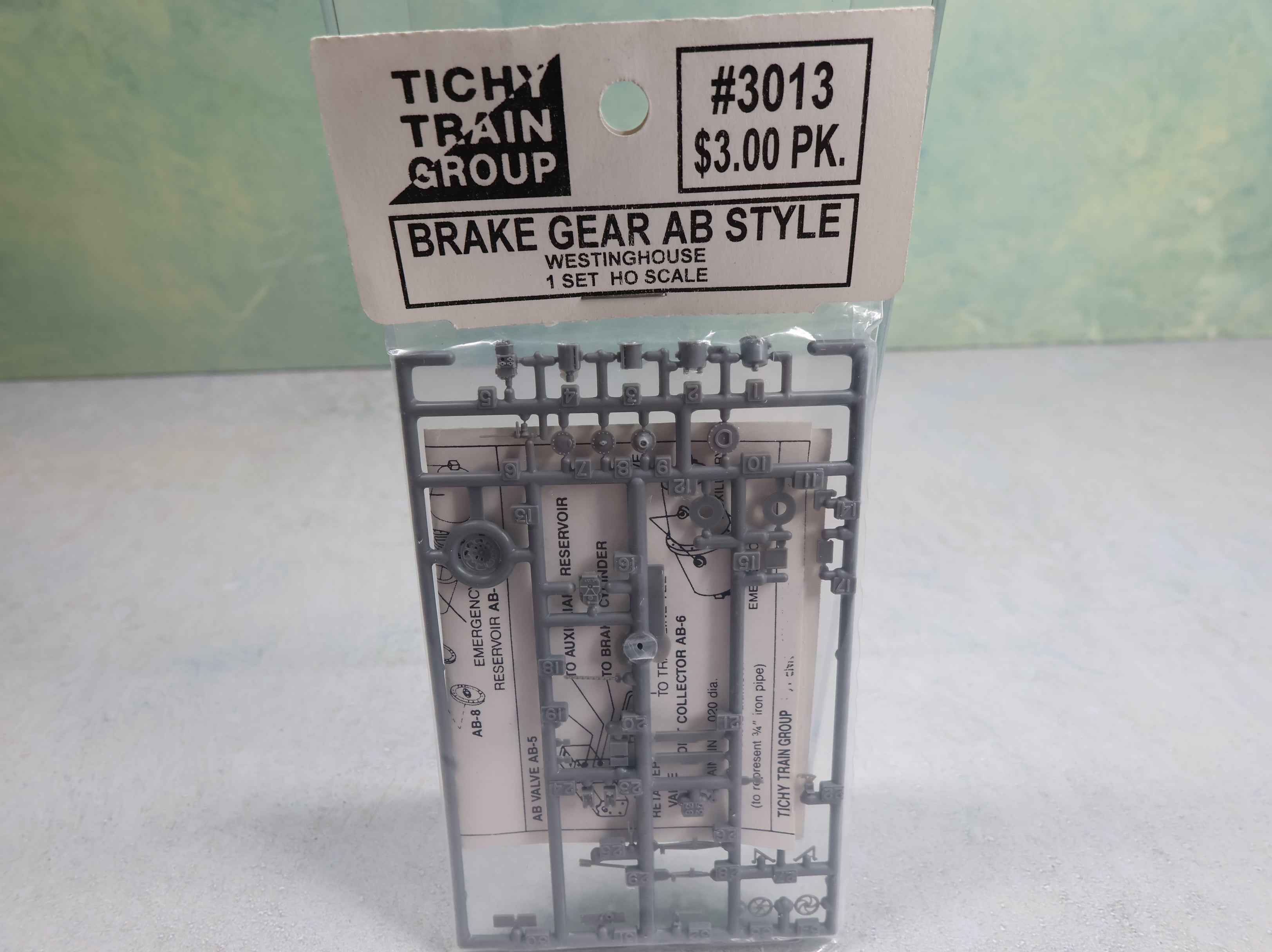 Tichy Train Group 3013 HO Scale Brake Gear AB Style Westinghouse (1 Set)