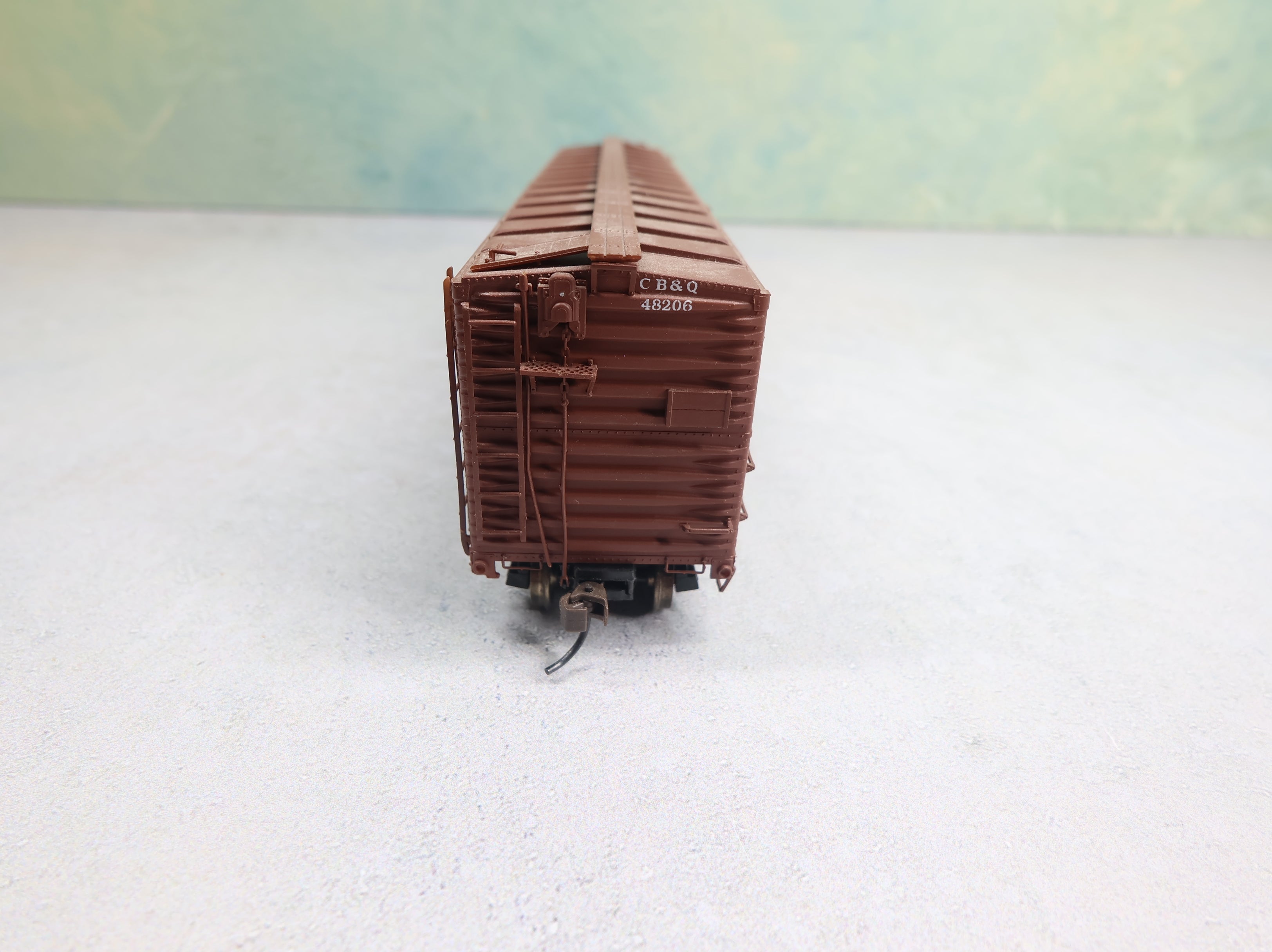 USED Life-Like HO Scale Proto 50' DD Auto Box Car Burlington CB&Q #48206