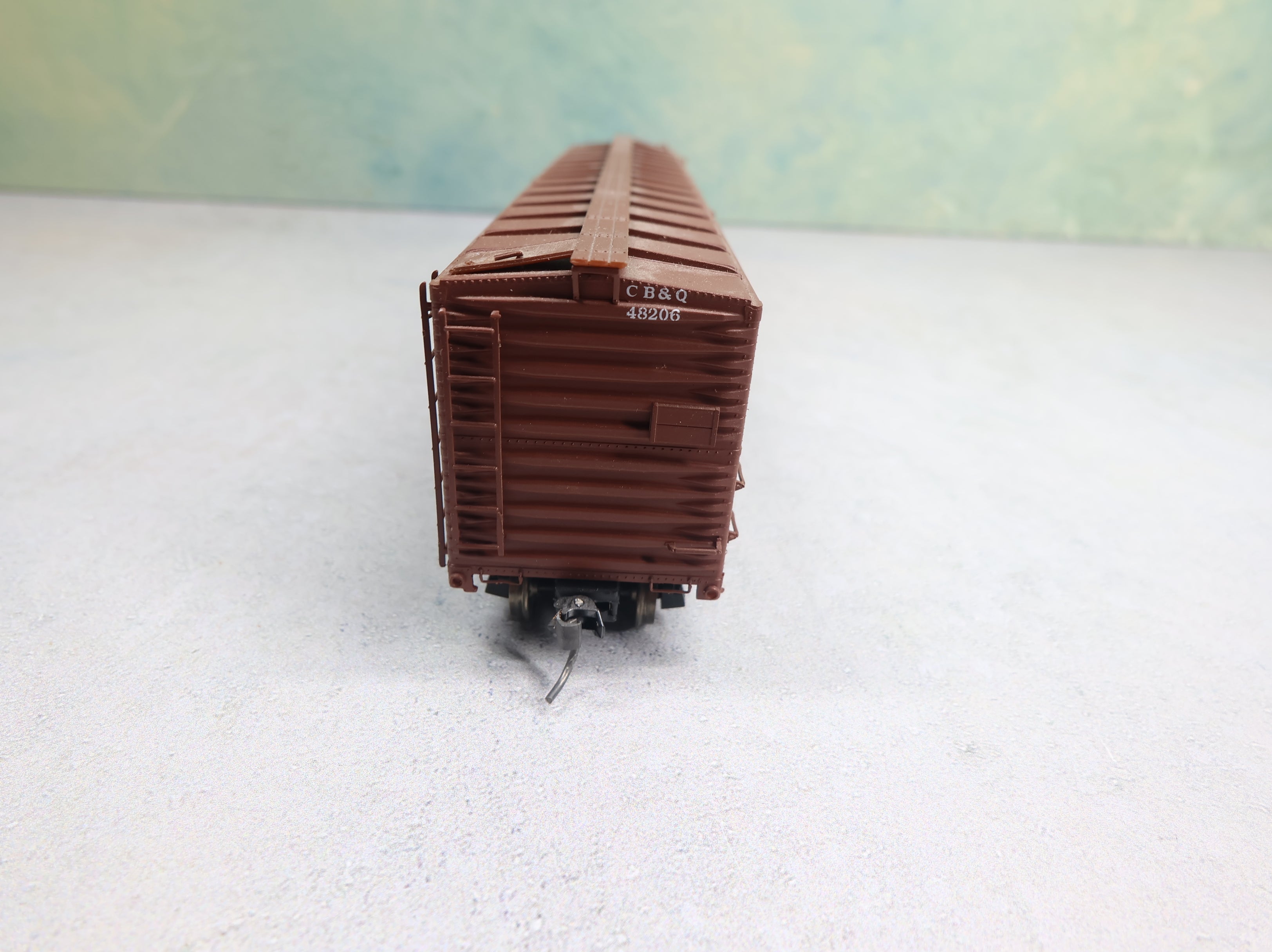USED Life-Like HO Scale Proto 50' DD Auto Box Car Burlington CB&Q #48206
