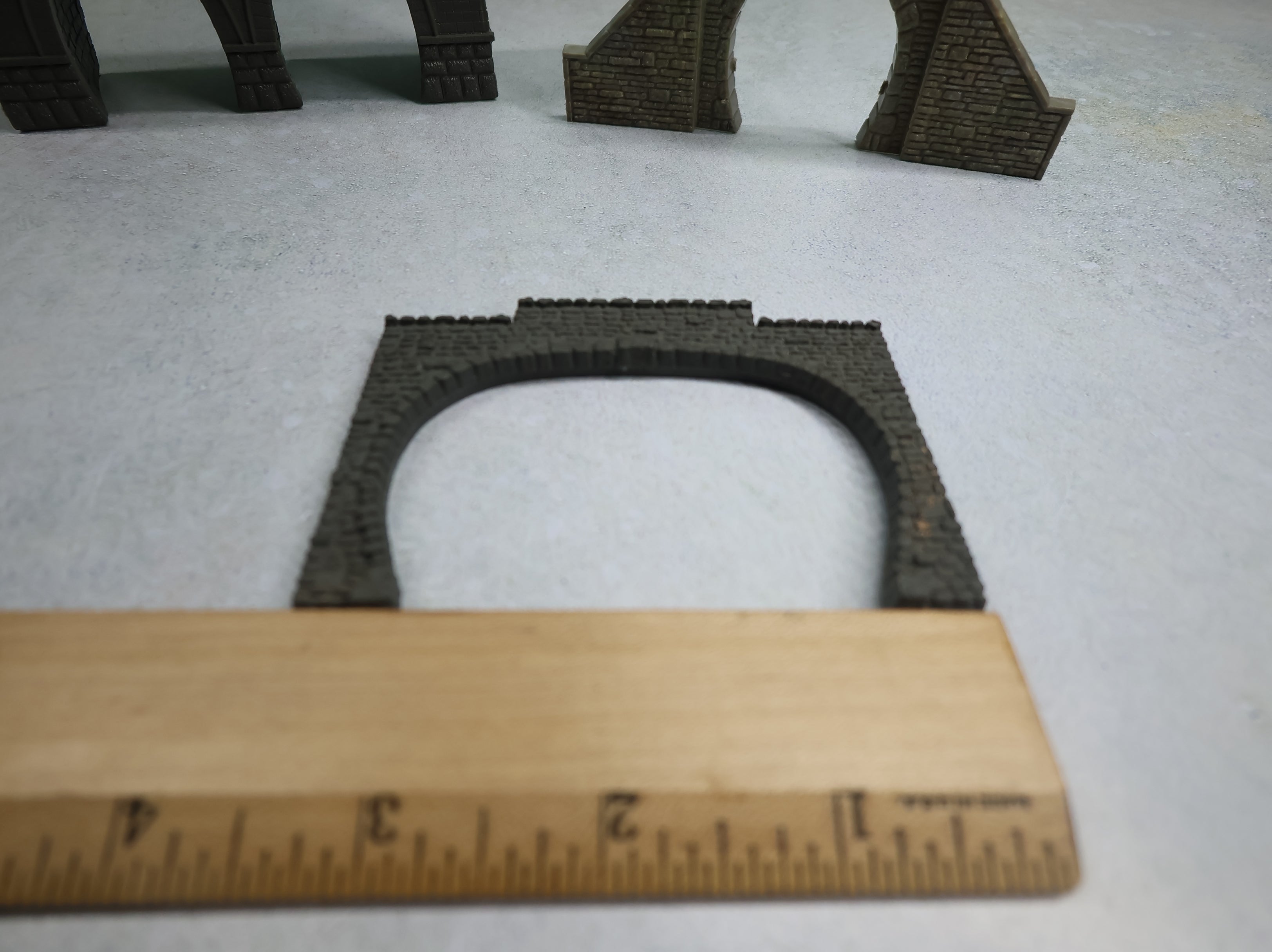 USED N Scale Lot of Tunnel Portals (3 pcs)