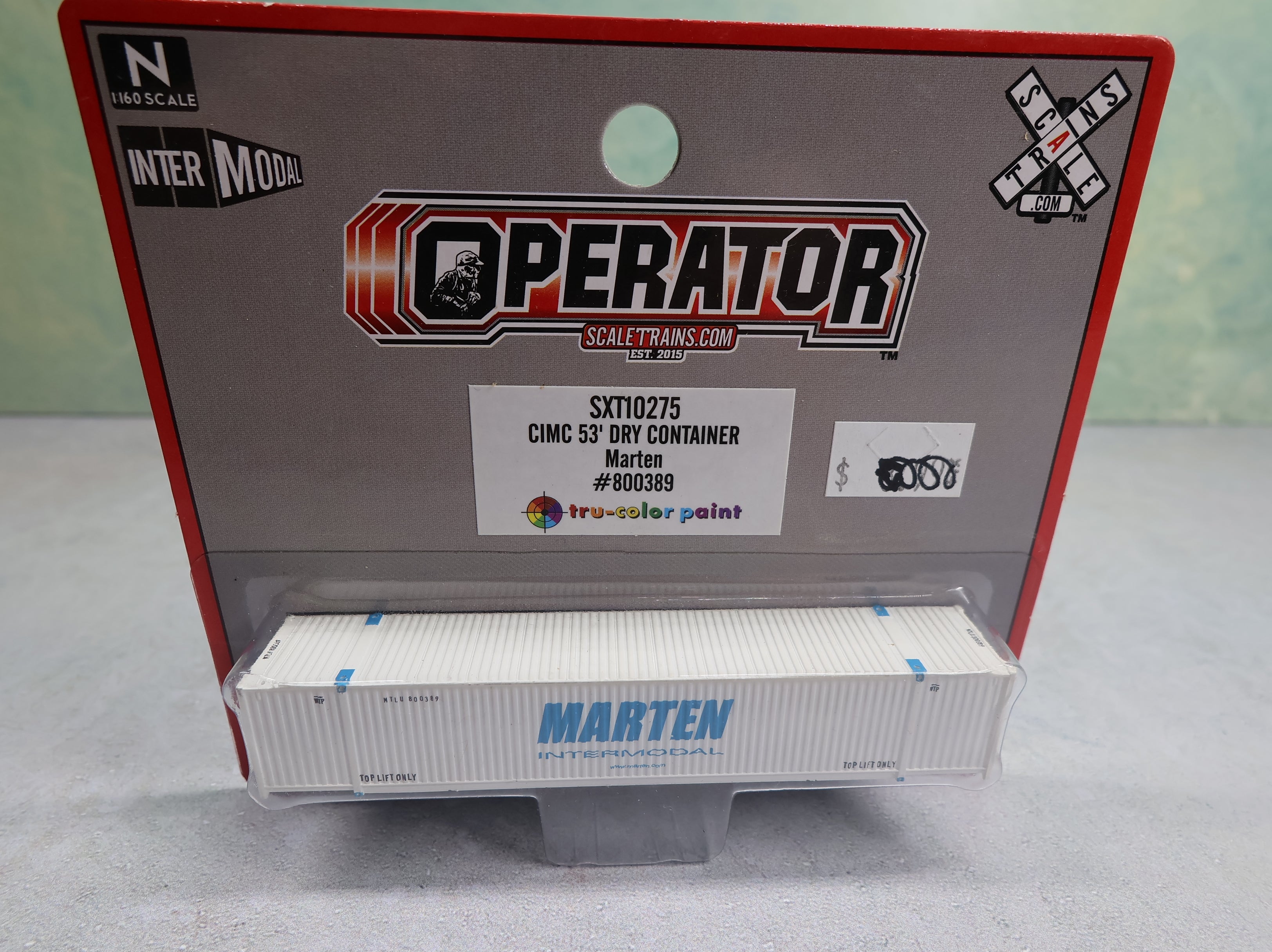 ScaleTrains SXT10275 N Scale CIMC 53' Dry Container Marten #800389