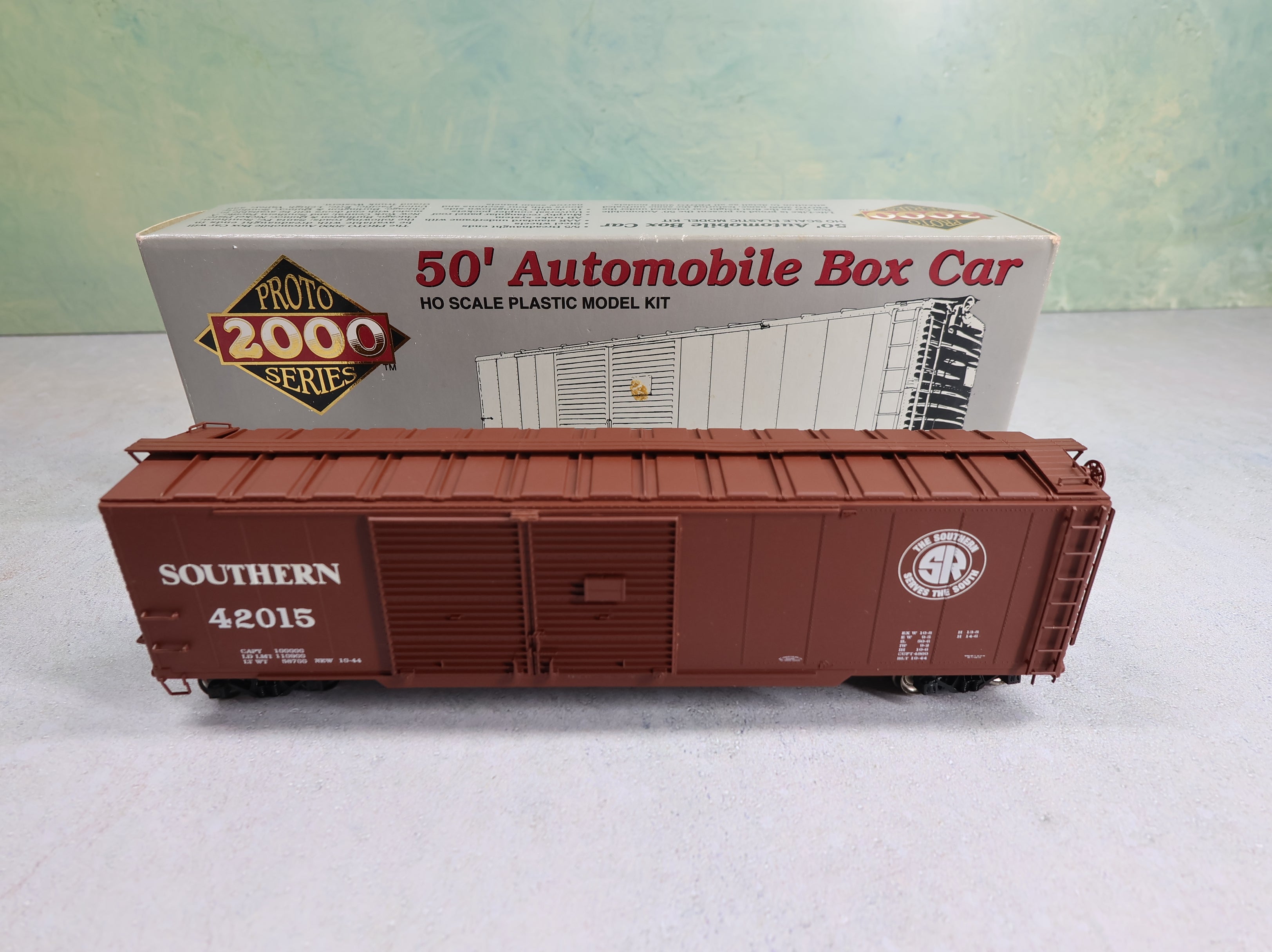 USED Life-Like HO Scale 50' Automobile Box Car Southern #42015 Proto 2000