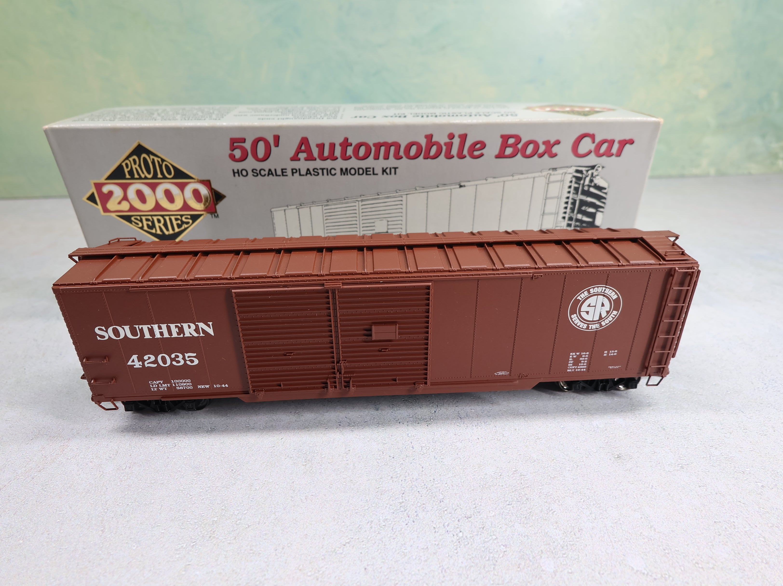 USED Life-Like HO Scale 50' Automobile Box Car Southern #42035 Proto 2000