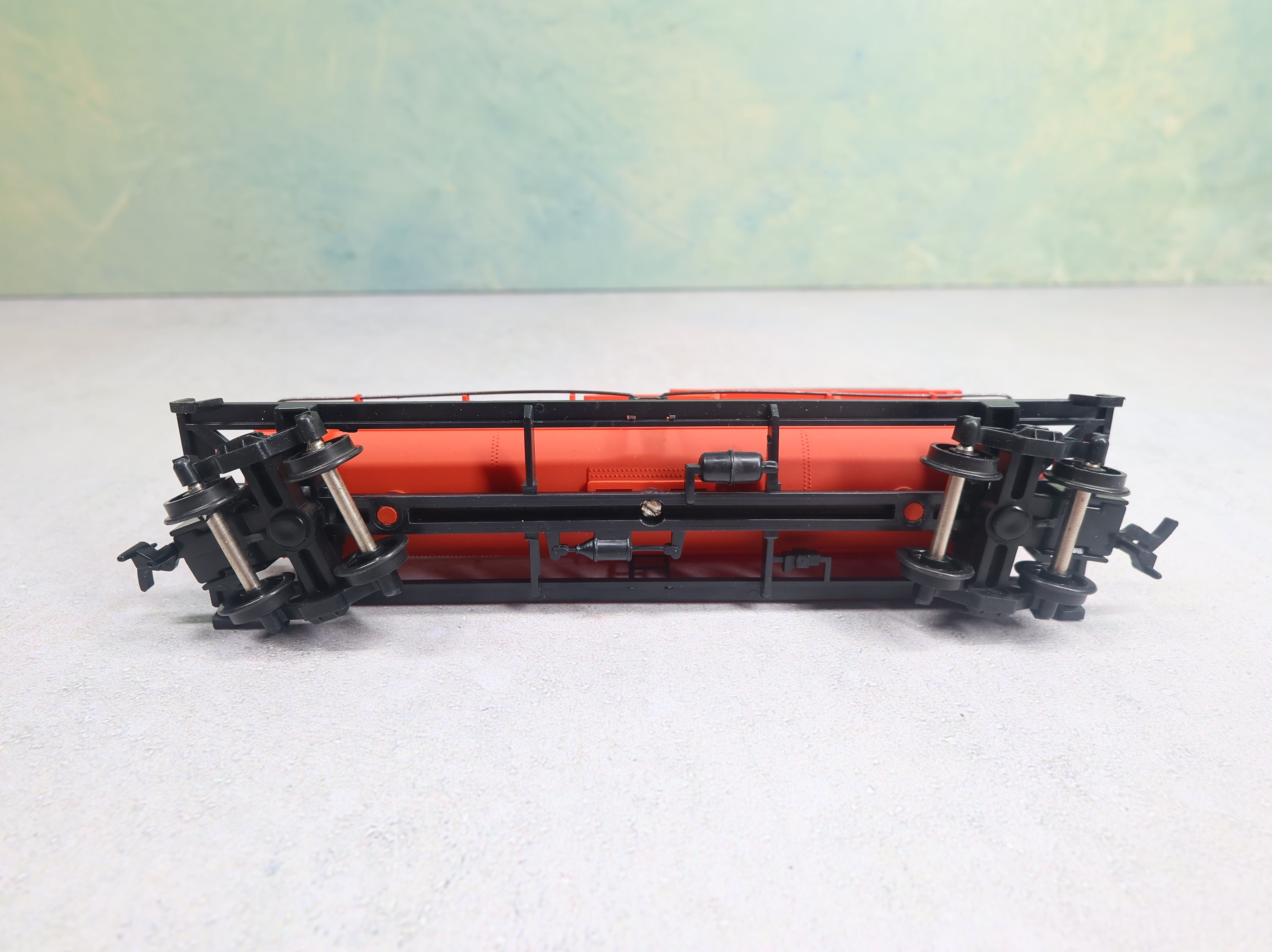 USED Cox #6140-4 HO Scale Tank Fire Car Big Pine Lumber #X-07