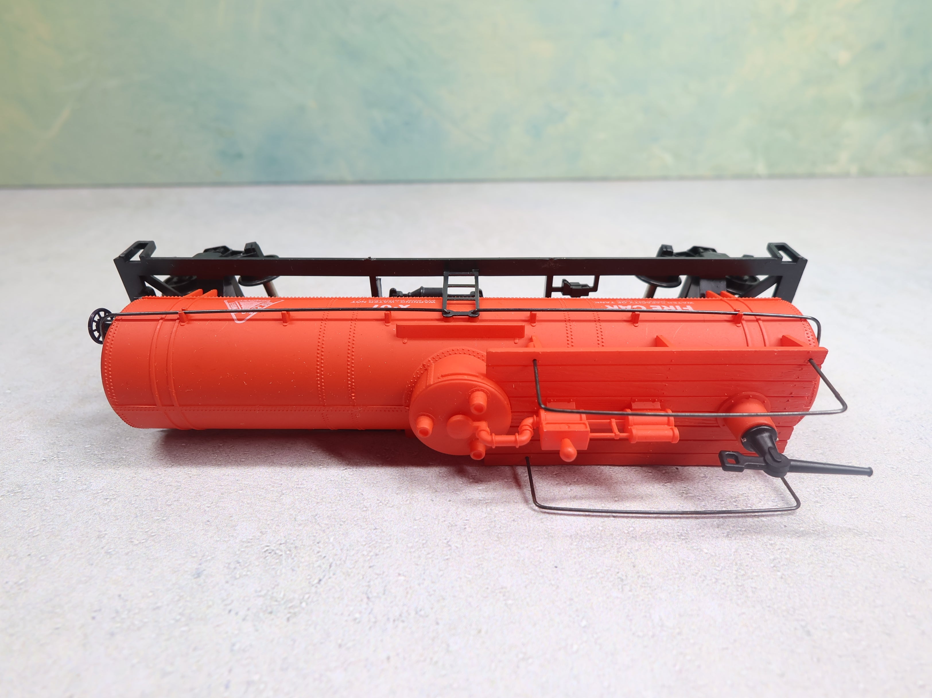 USED Cox #6140-4 HO Scale Tank Fire Car Big Pine Lumber #X-07