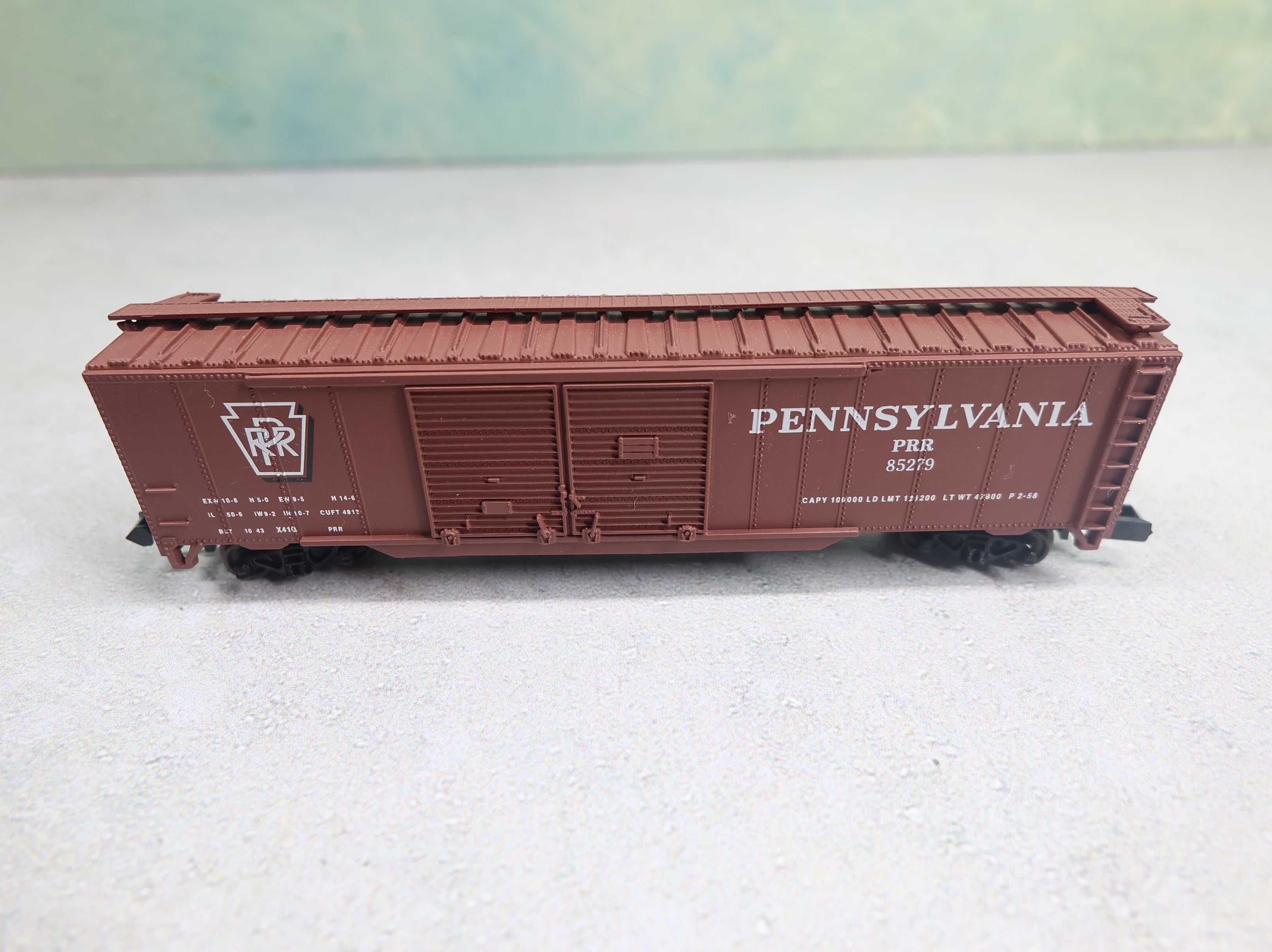 USED Atlas 36051 N Scale 50' DD Box Car Pennsylvania PRR #85279