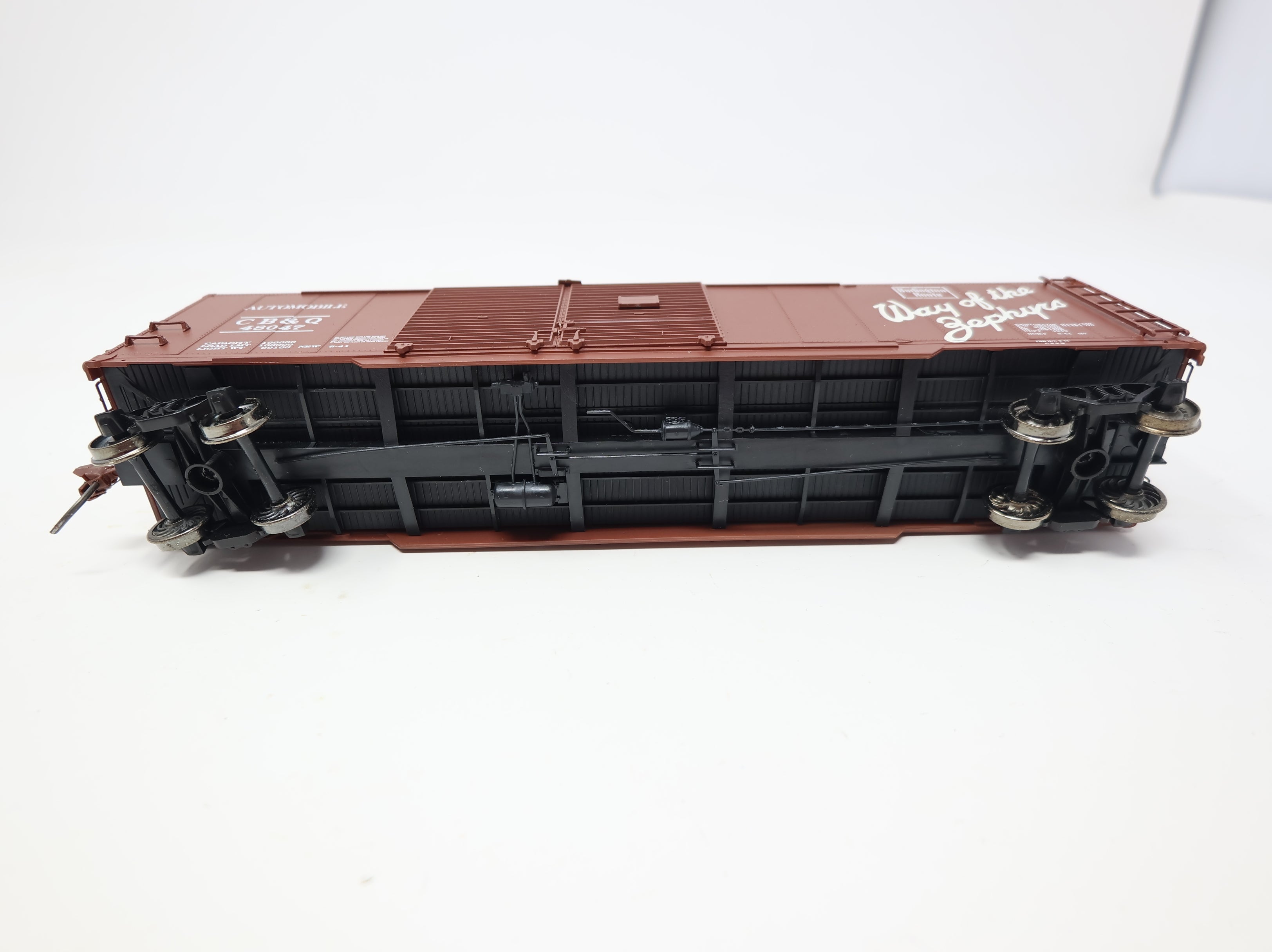 USED Life-Like HO Scale Proto2000 50' Auto Box Car Chicago, Burlington & Quincy CB&Q #48047 KIT