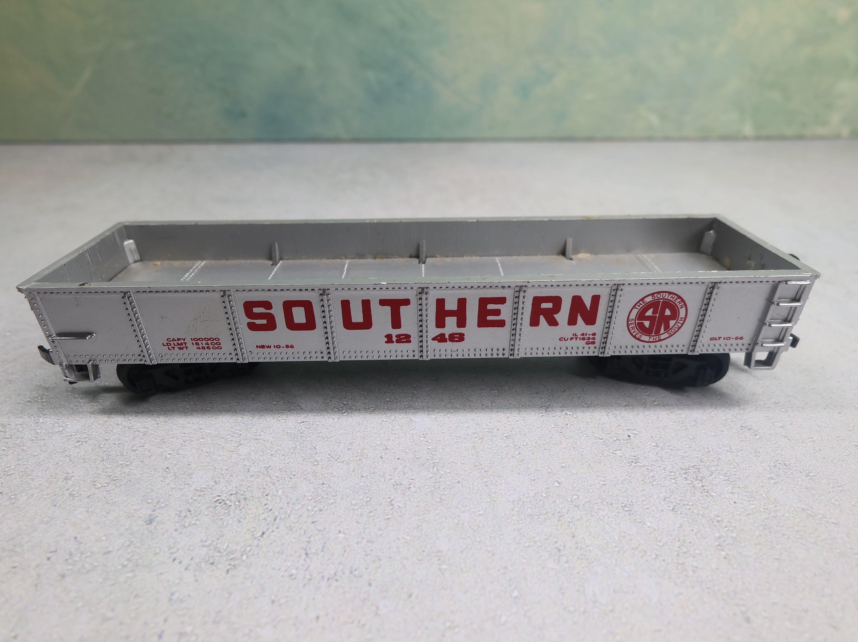 USED Bachmann HO Scale 40' Gondola Southern #1246