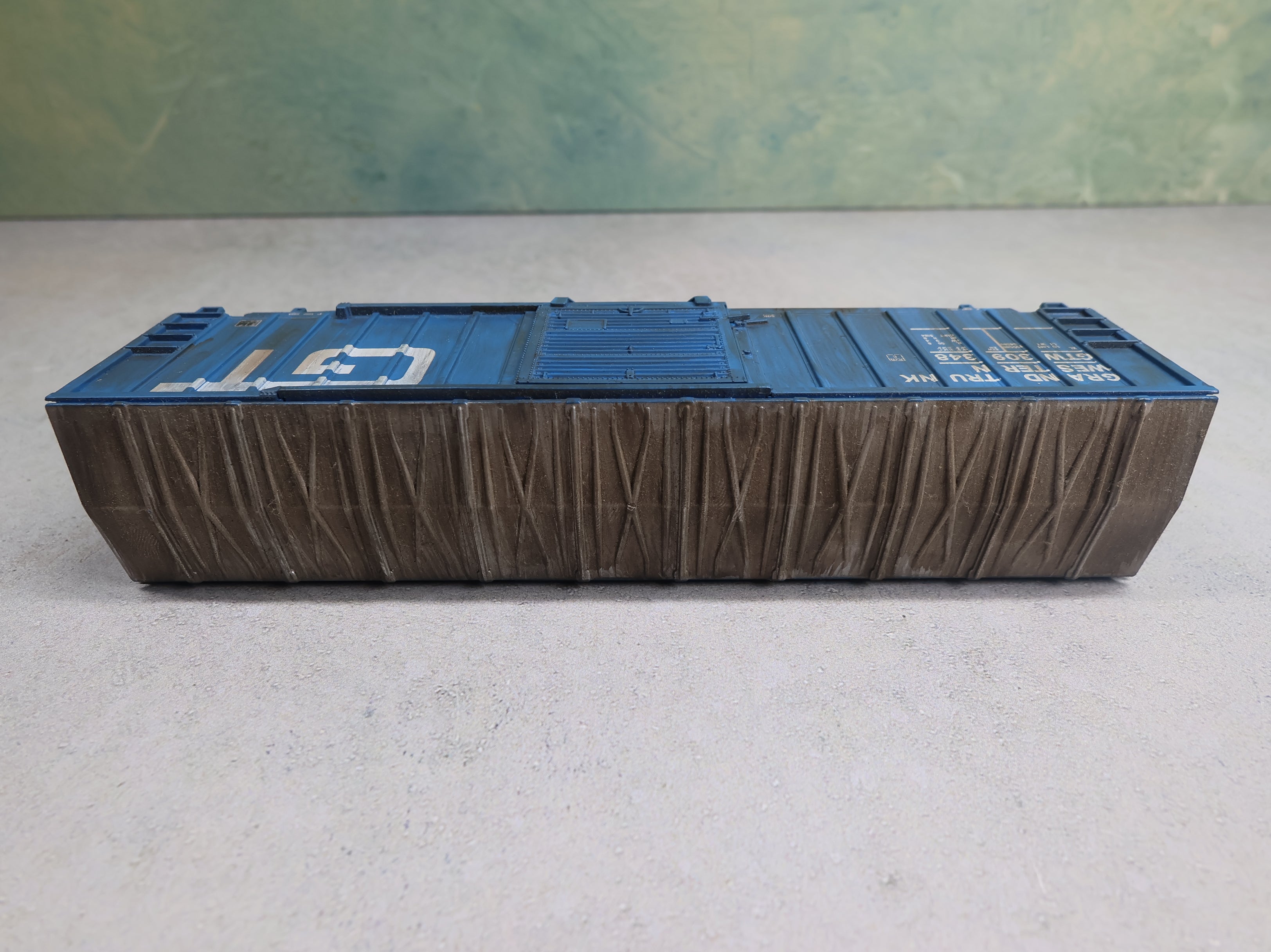 USED Athearn HO Scale 50' Box Car Grand Trunk Western GTW #309348 Weathered