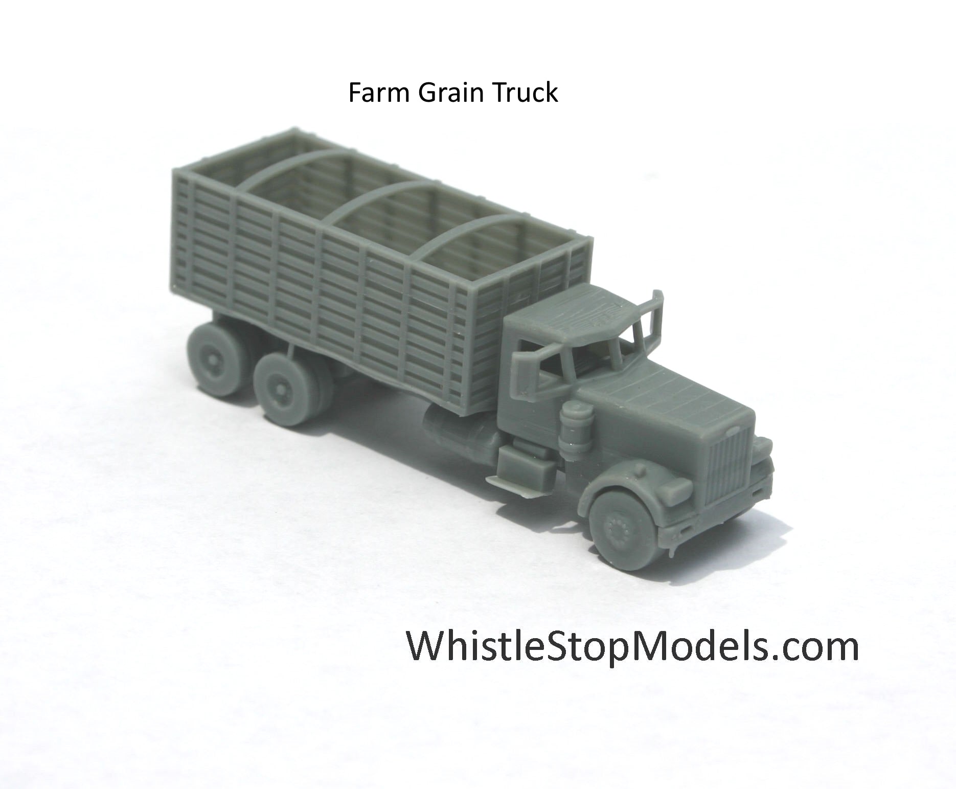 Whistle Stop Models HO3020 HO Scale Farm Grain Truck, Resin 3D Printed, Highly Detailed
