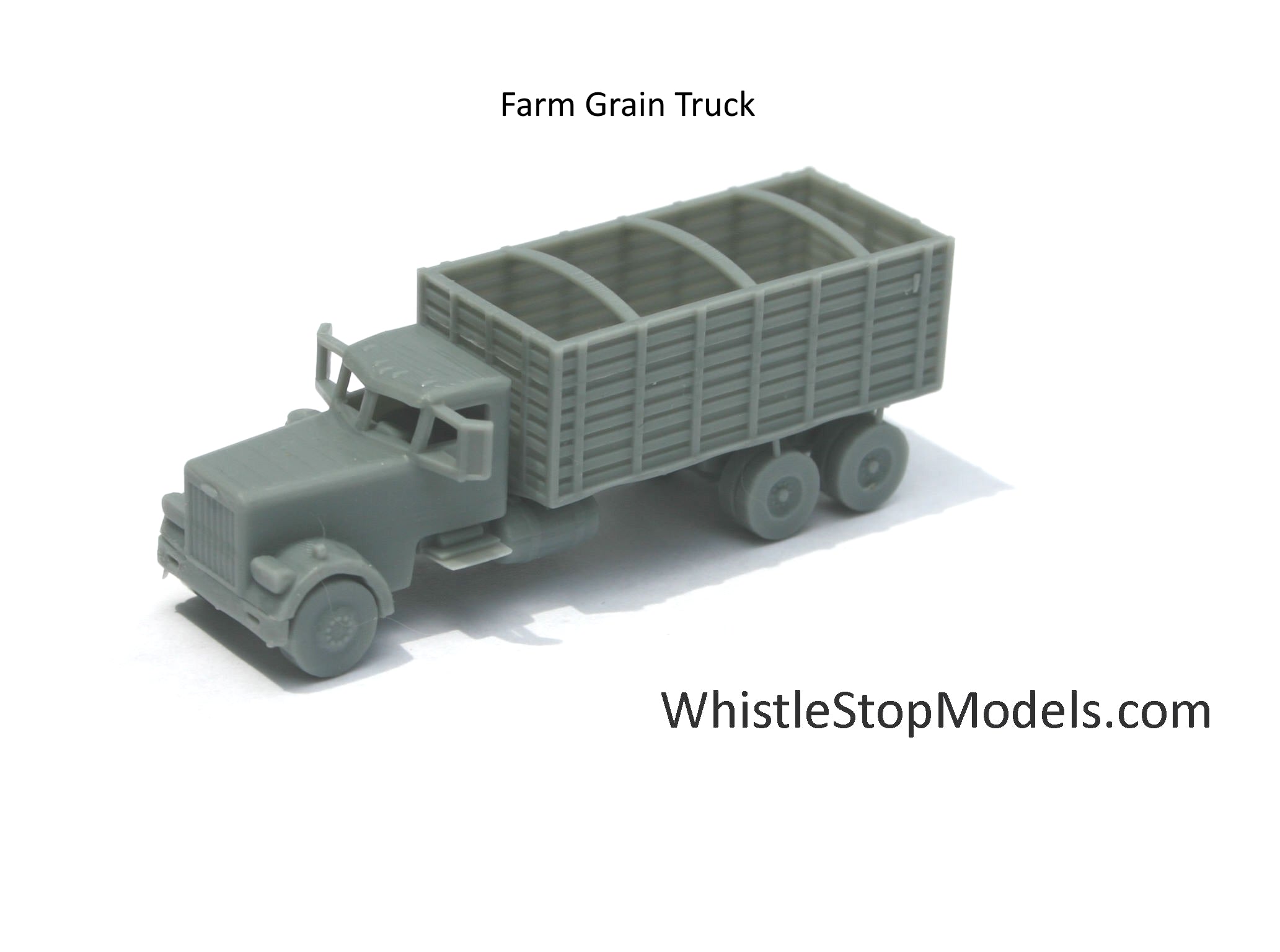 Whistle Stop Models HO3020 HO Scale Farm Grain Truck, Resin 3D Printed, Highly Detailed